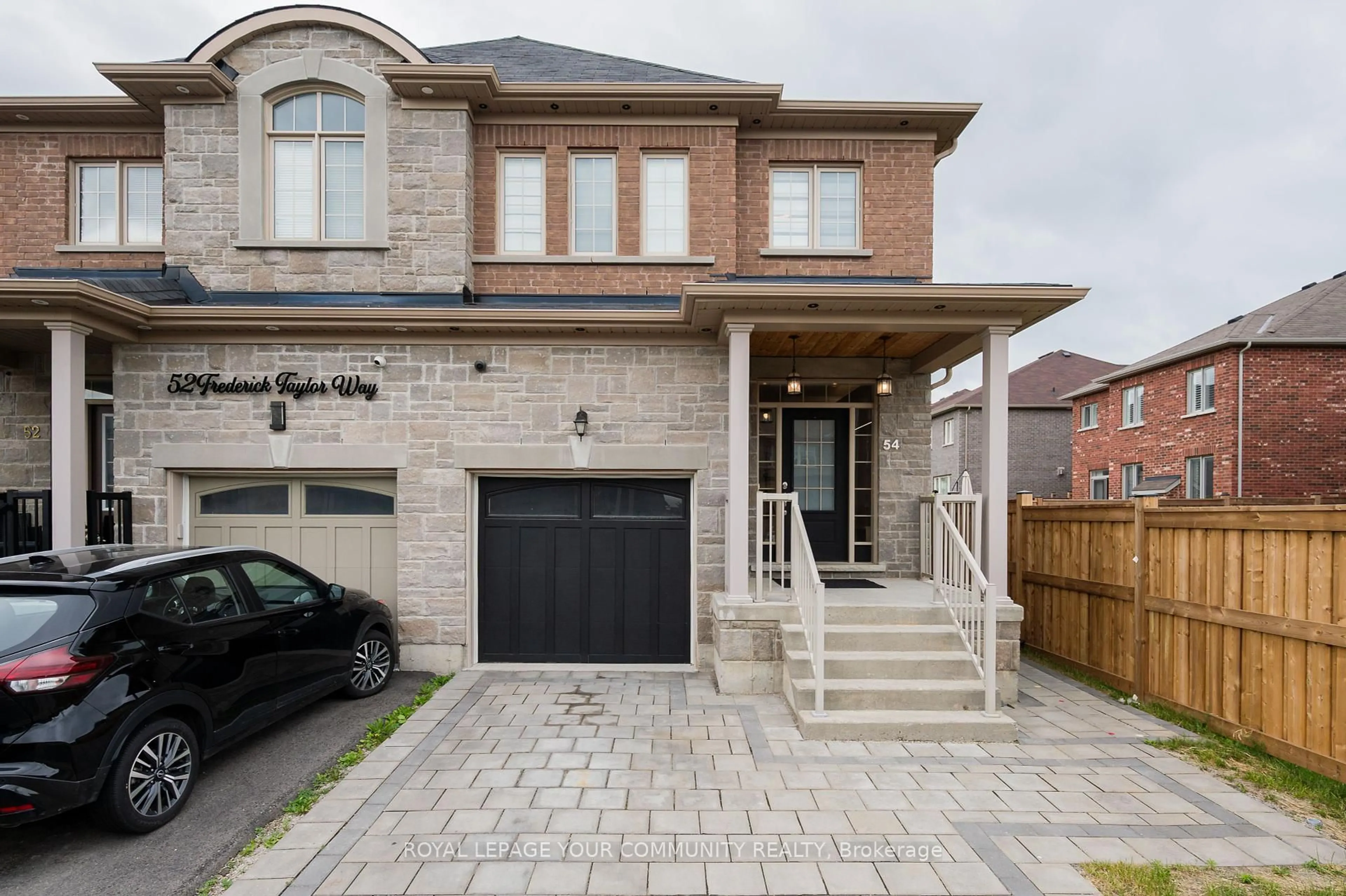 Home with brick exterior material, street for 54 Frederick Taylor Way, East Gwillimbury Ontario L0G 1M0