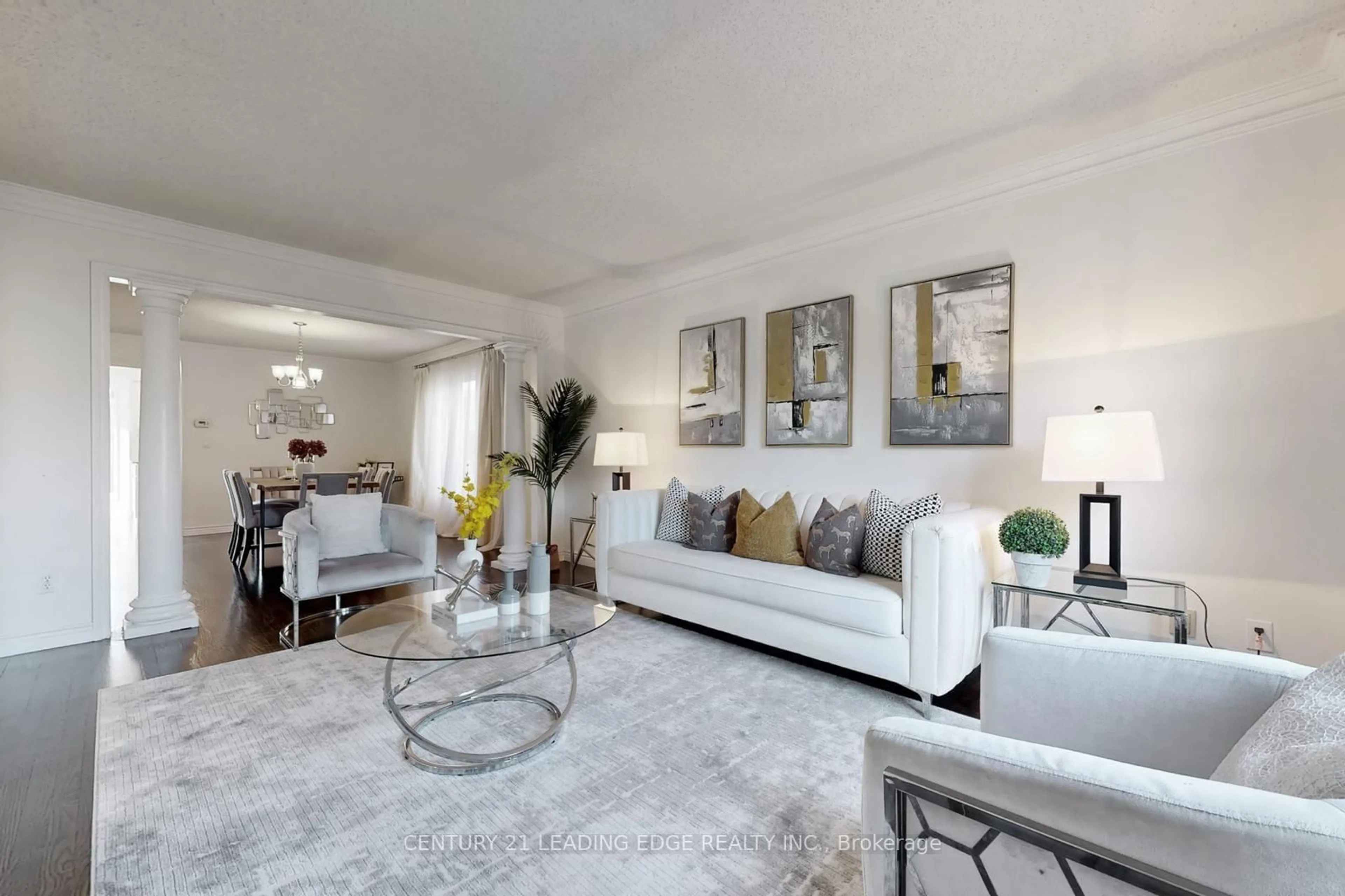 Living room with furniture, unknown for 32 Charrington Cres, Markham Ontario L3R 0R2