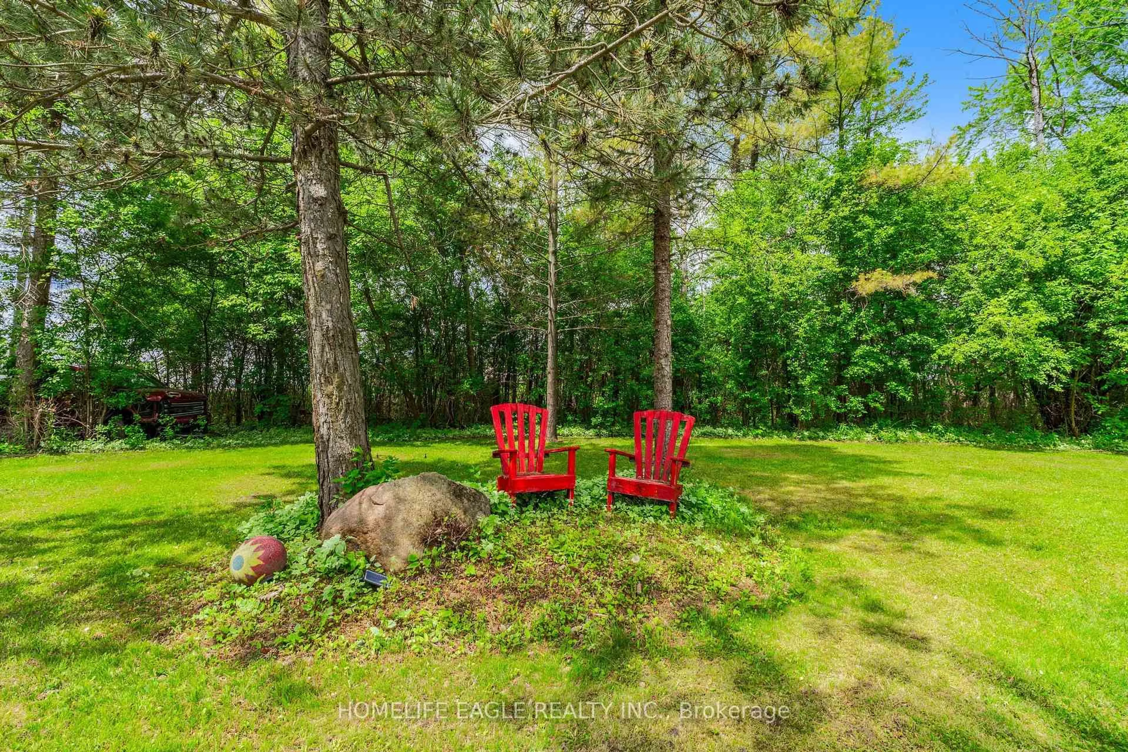 Patio, forest/trees view for 19341 Bathurst St, East Gwillimbury Ontario L9N 0K5