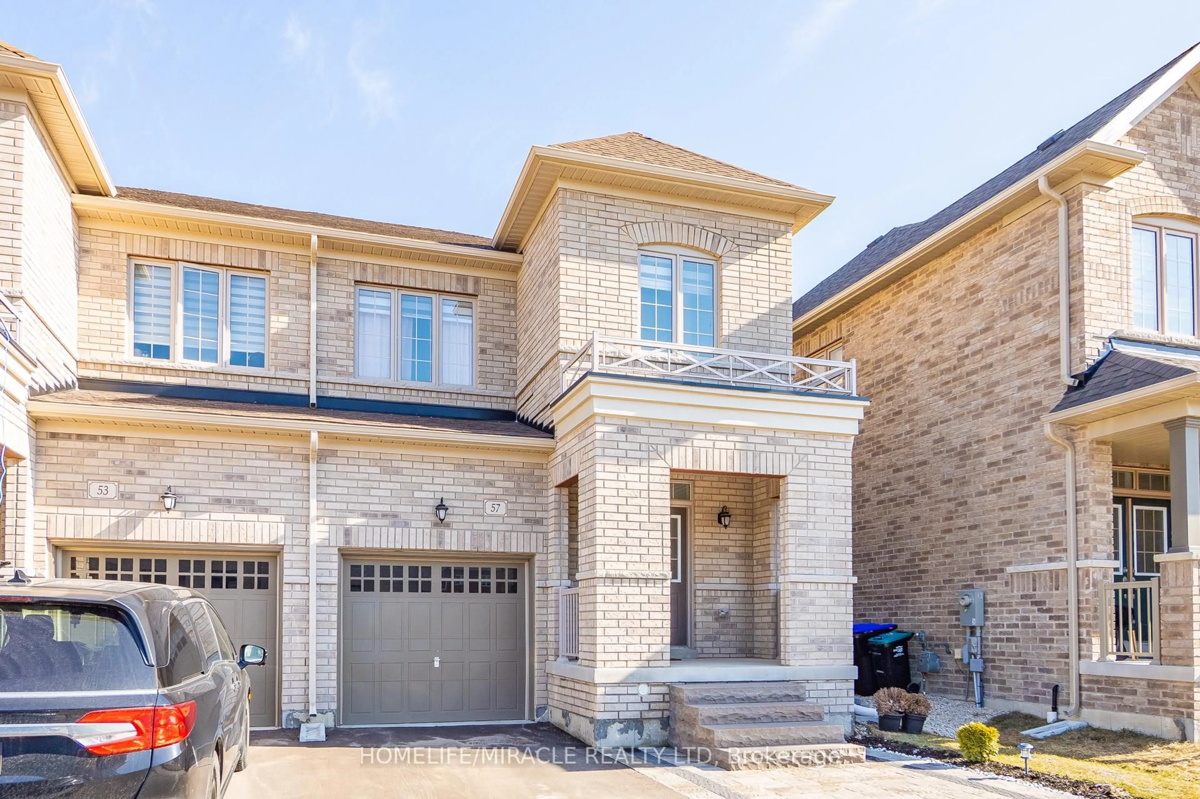 Home with brick exterior material, street for 57 Ferragine Cres, Bradford West Gwillimbury Ontario L3Z 4K2