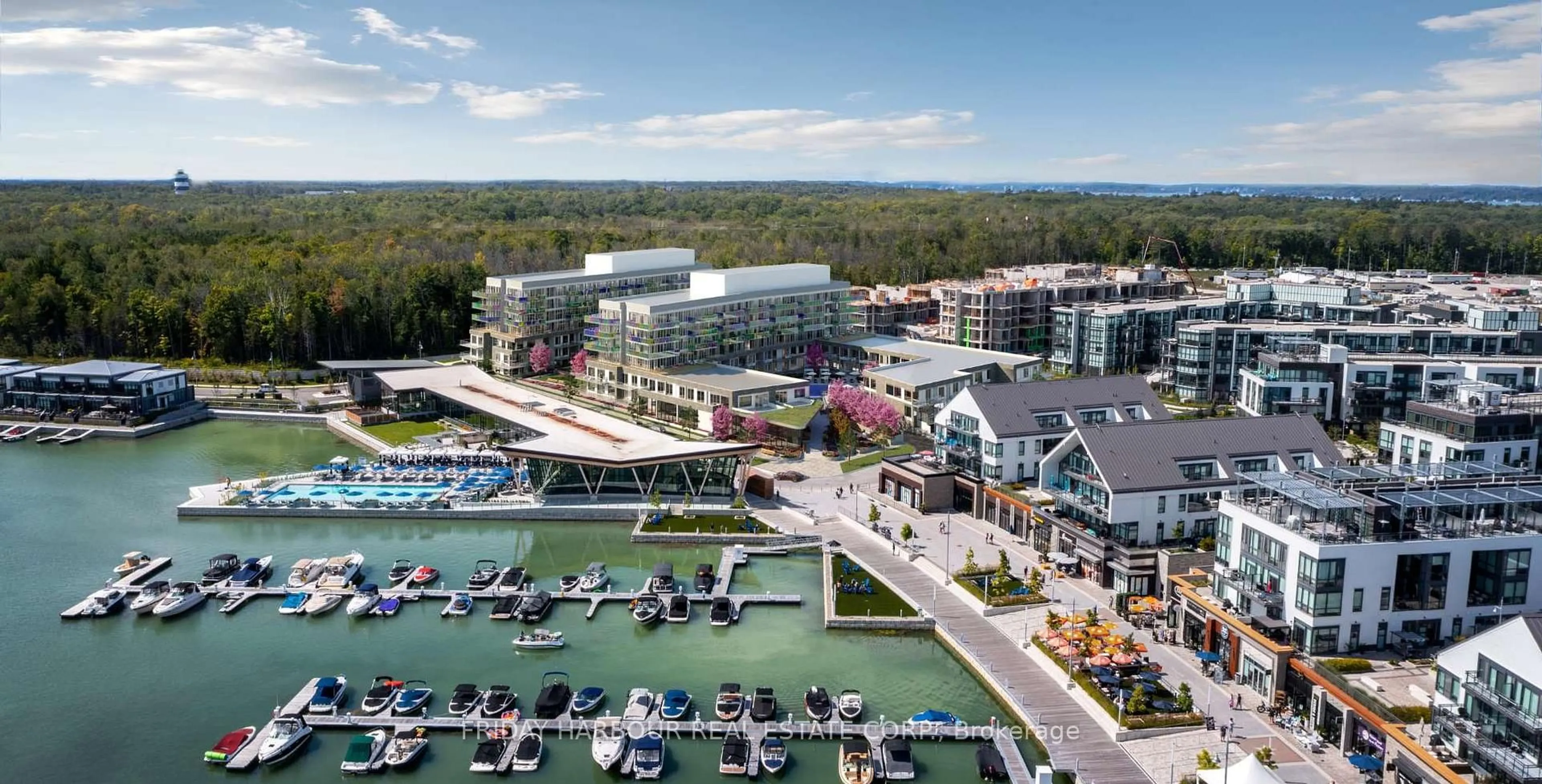 A pic from outside/outdoor area/front of a property/back of a property/a pic from drone, water/lake/river/ocean view for 333 Sunseeker Ave, Innisfil Ontario L9S 0J7