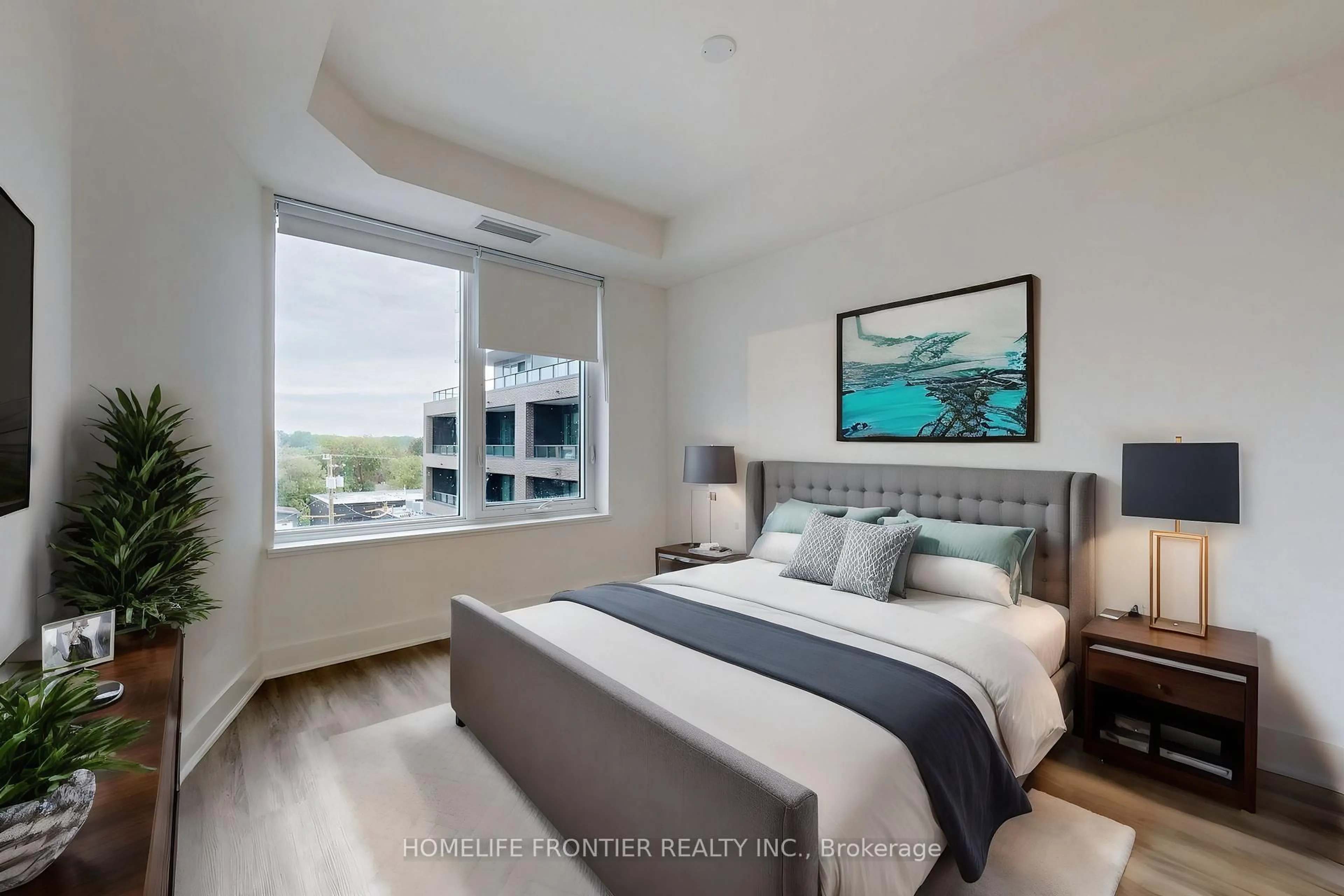 Bedroom with bed, unknown for 185 Deerfield Rd #220, Newmarket Ontario L2Y 0G7