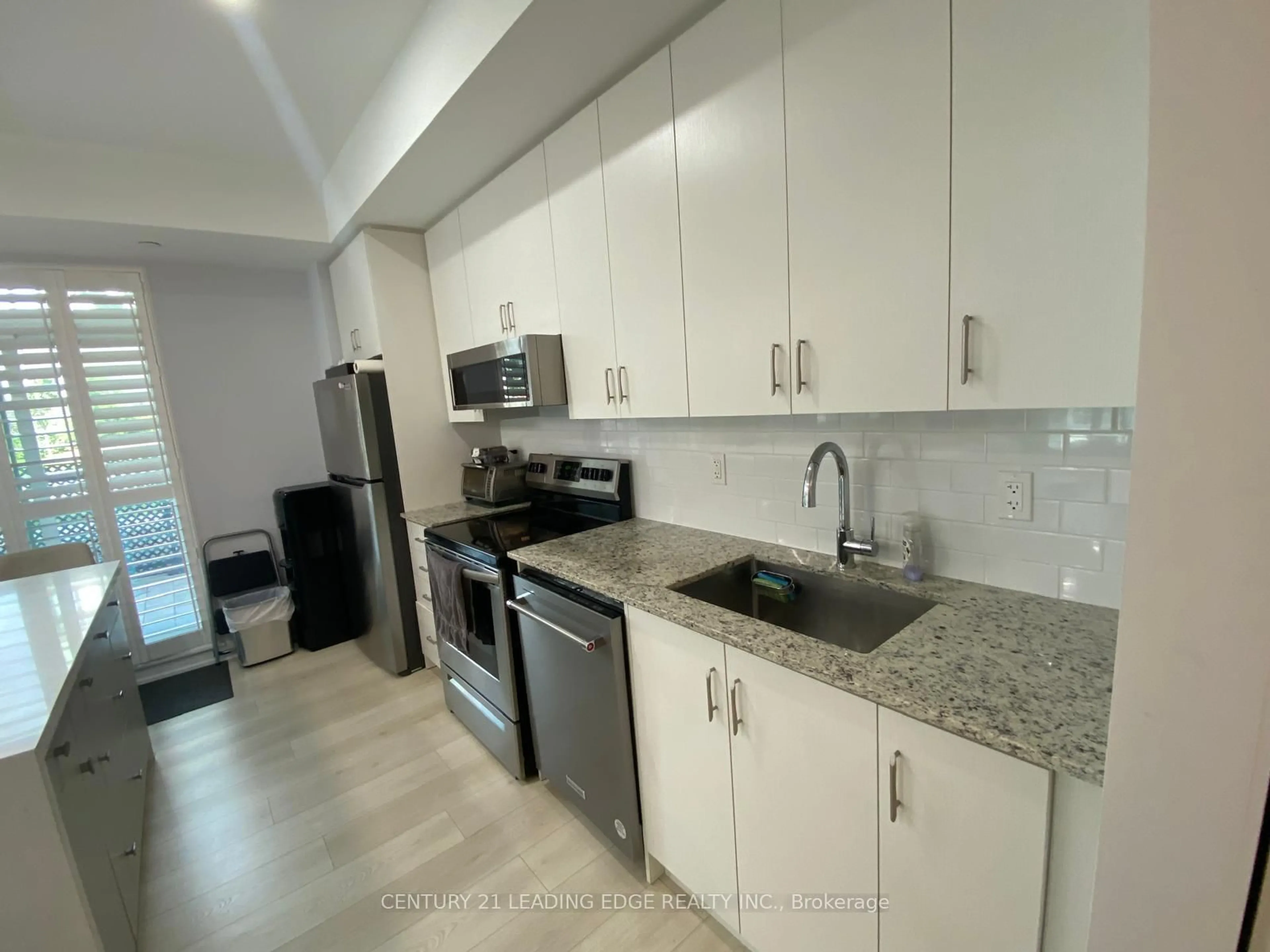 Standard kitchen, ceramic/tile floor for 1 Climo Lane #G09, Markham Ontario L6E 0L1