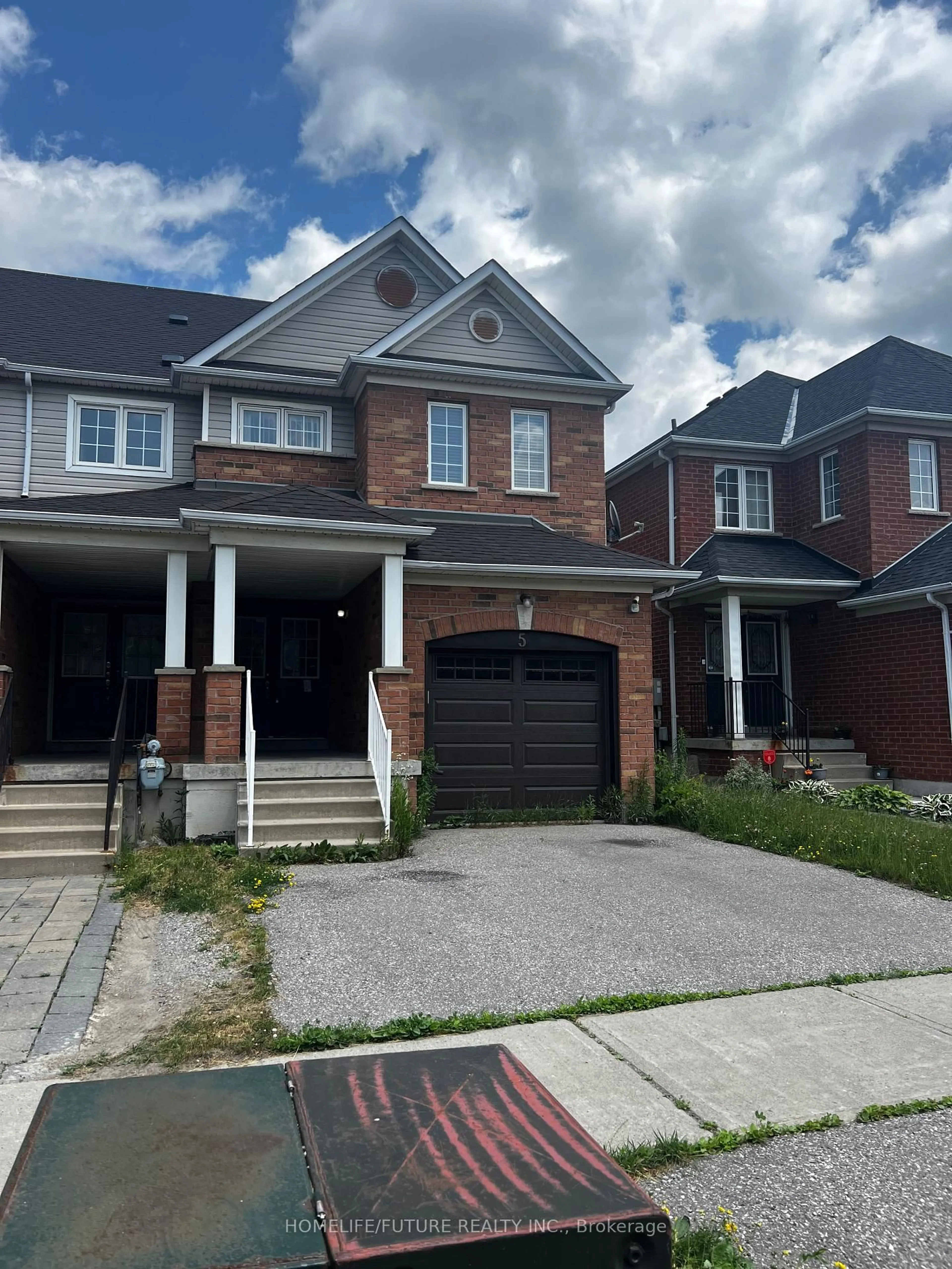 Home with brick exterior material, street for 5 Holloway Rd, Markham Ontario L3S 4P4