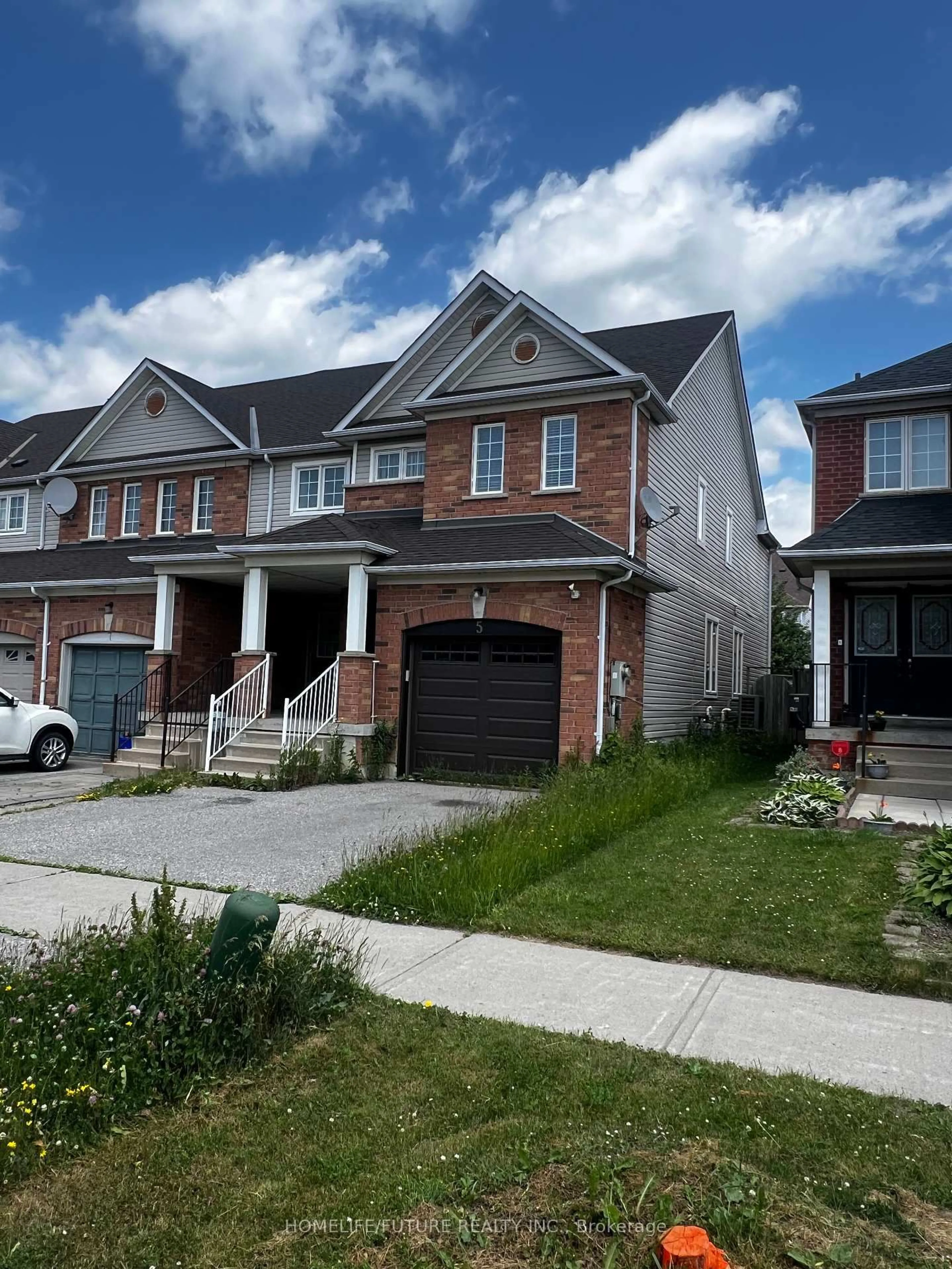 Home with brick exterior material, street for 5 Holloway Rd, Markham Ontario L3S 4P4