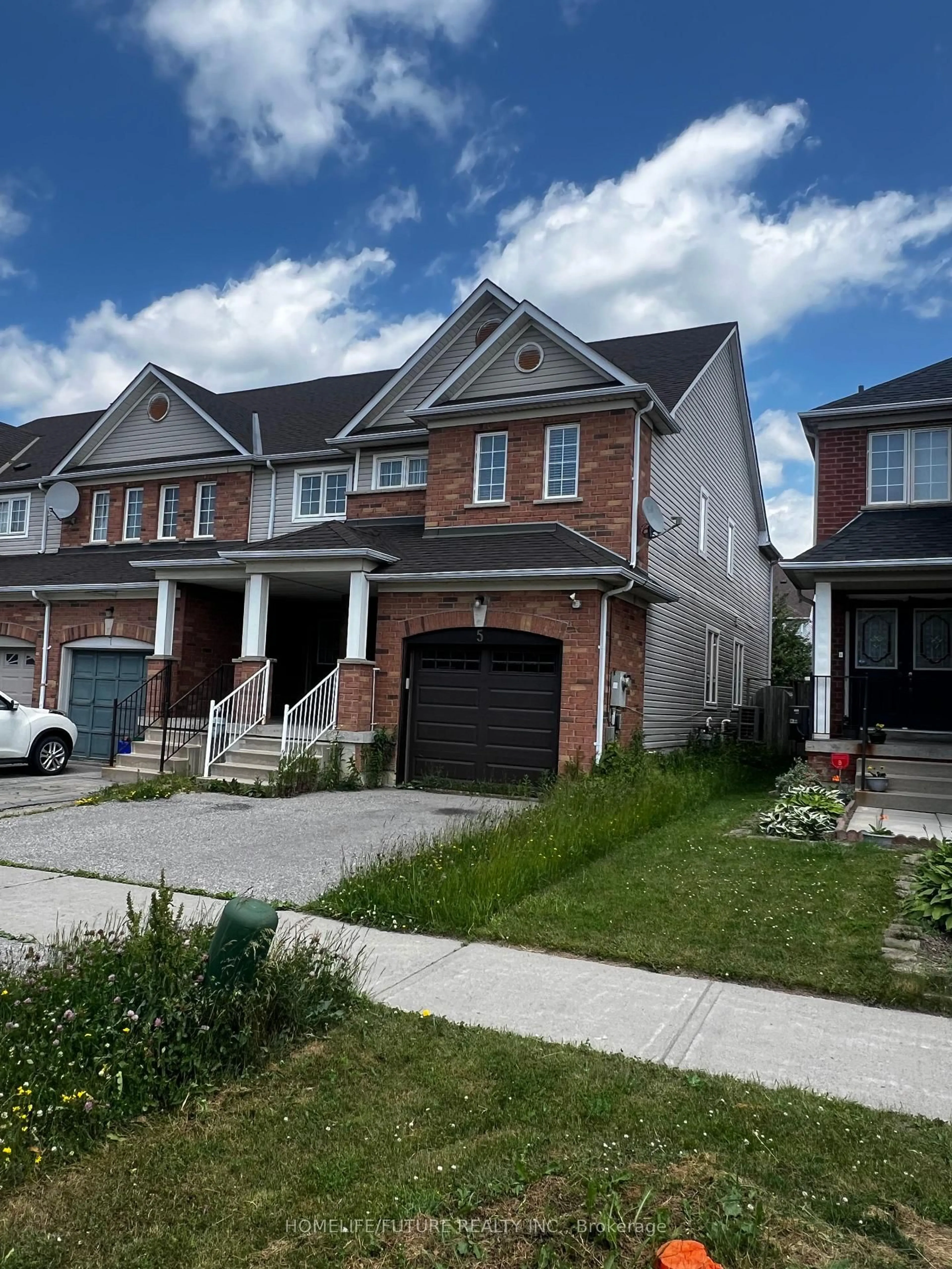 Home with brick exterior material, street for 5 Holloway Rd, Markham Ontario L3S 4P4