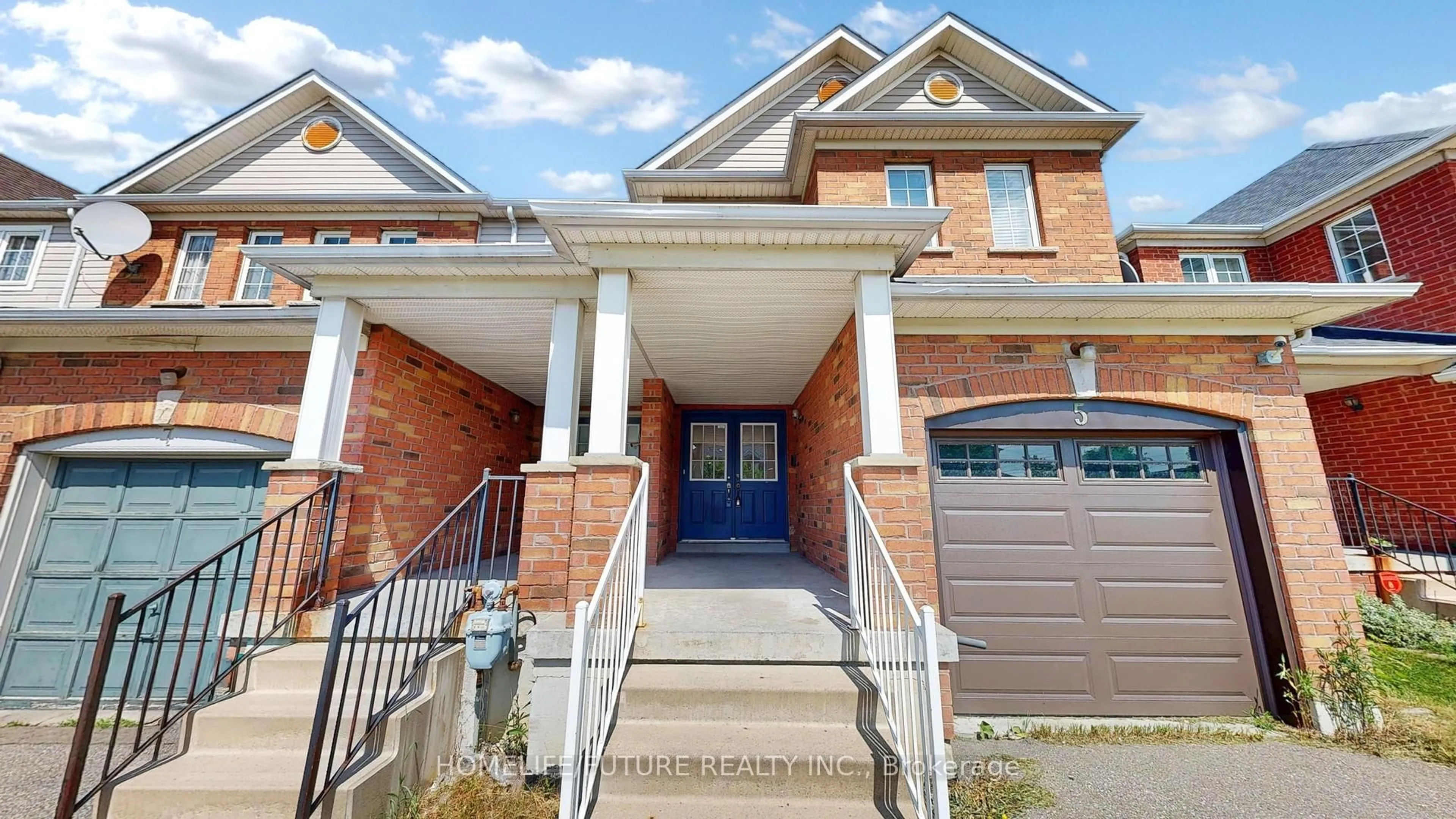 Home with brick exterior material, street for 5 Holloway Rd, Markham Ontario L3S 4P4