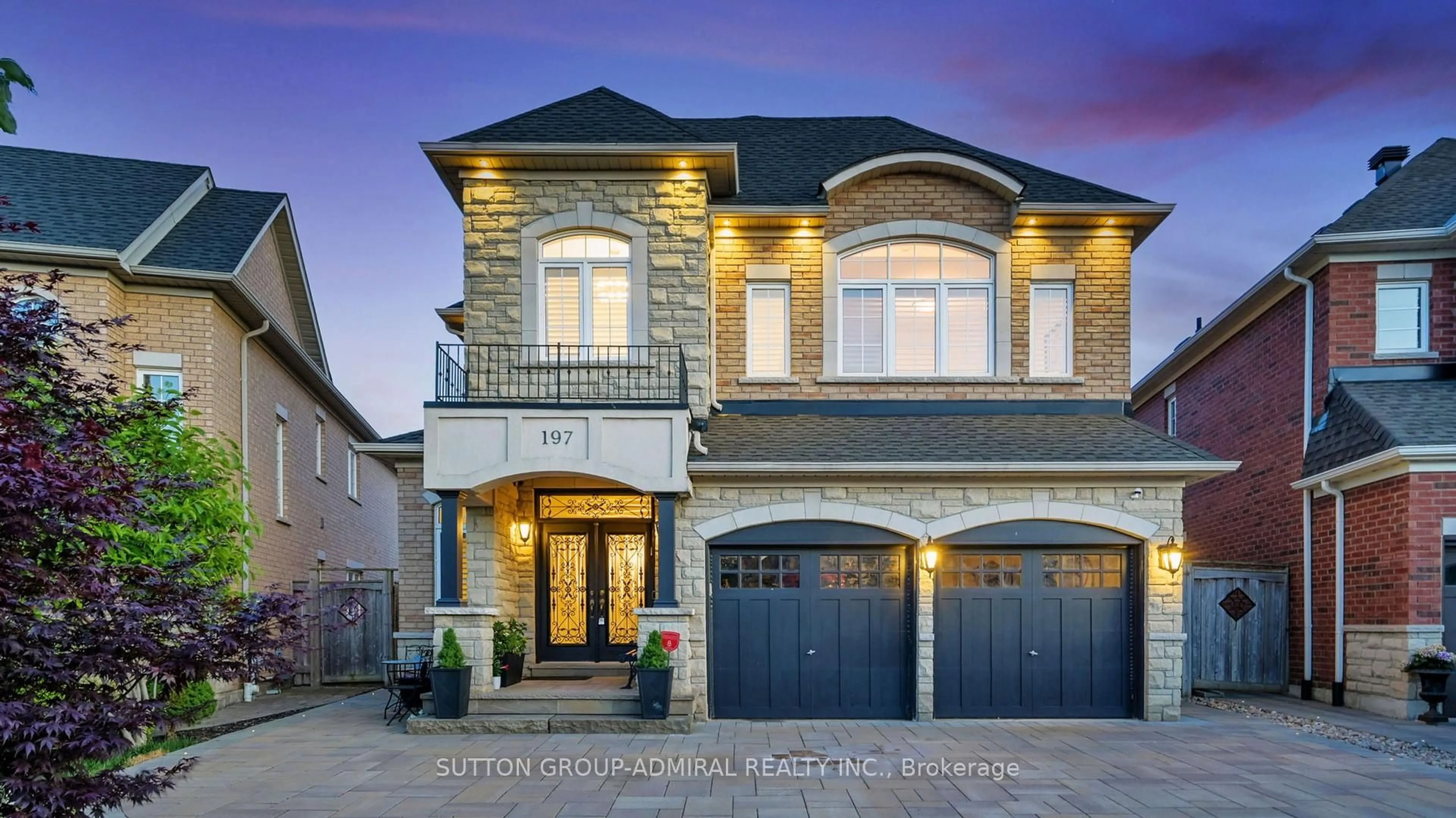 Home with brick exterior material, street for 197 Israel Zilber Dr, Vaughan Ontario L6A 0L3