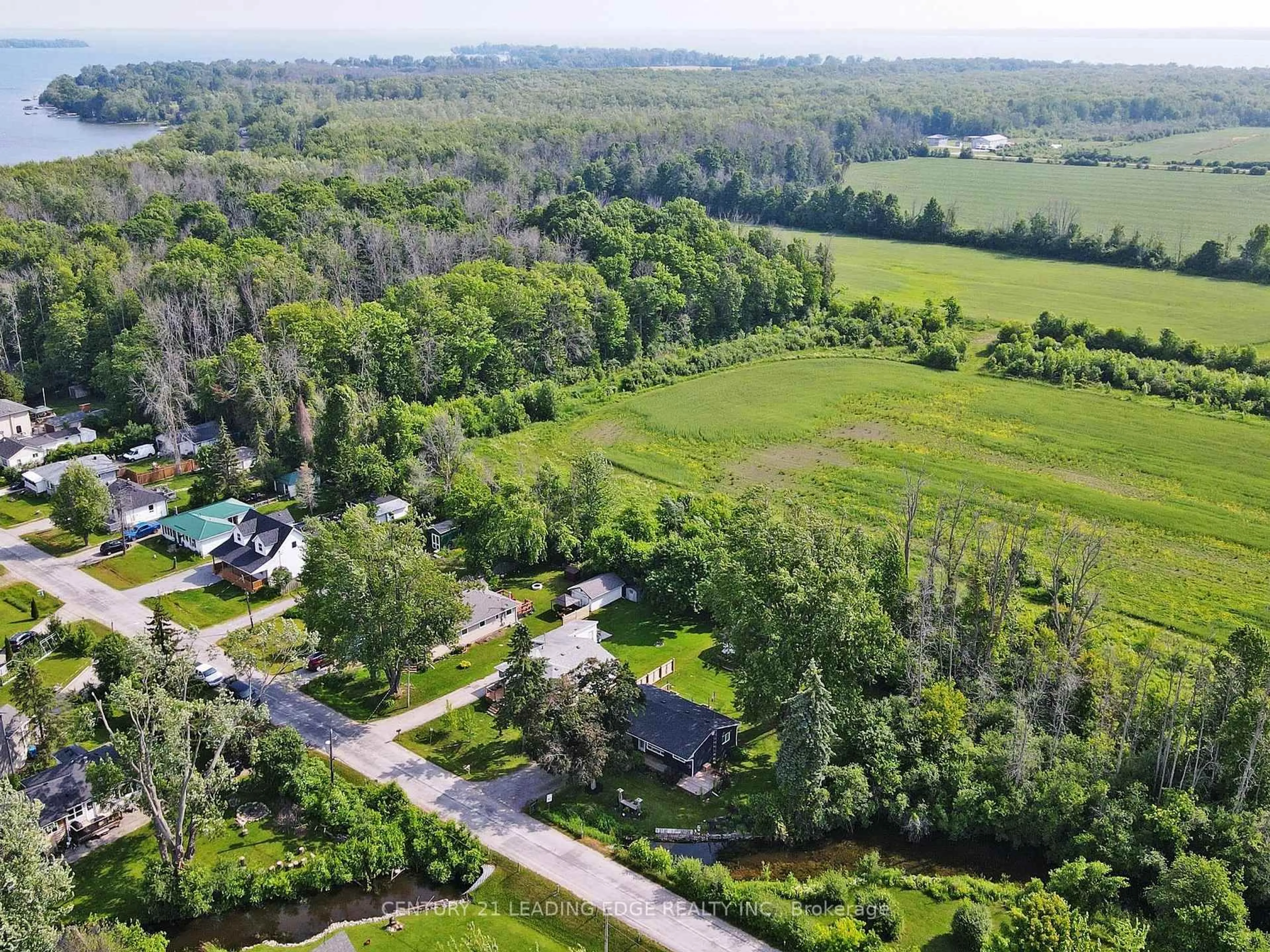 A pic from outside/outdoor area/front of a property/back of a property/a pic from drone, forest/trees view for 27 Isle Vista Dr, Georgina Ontario L0E 1N0