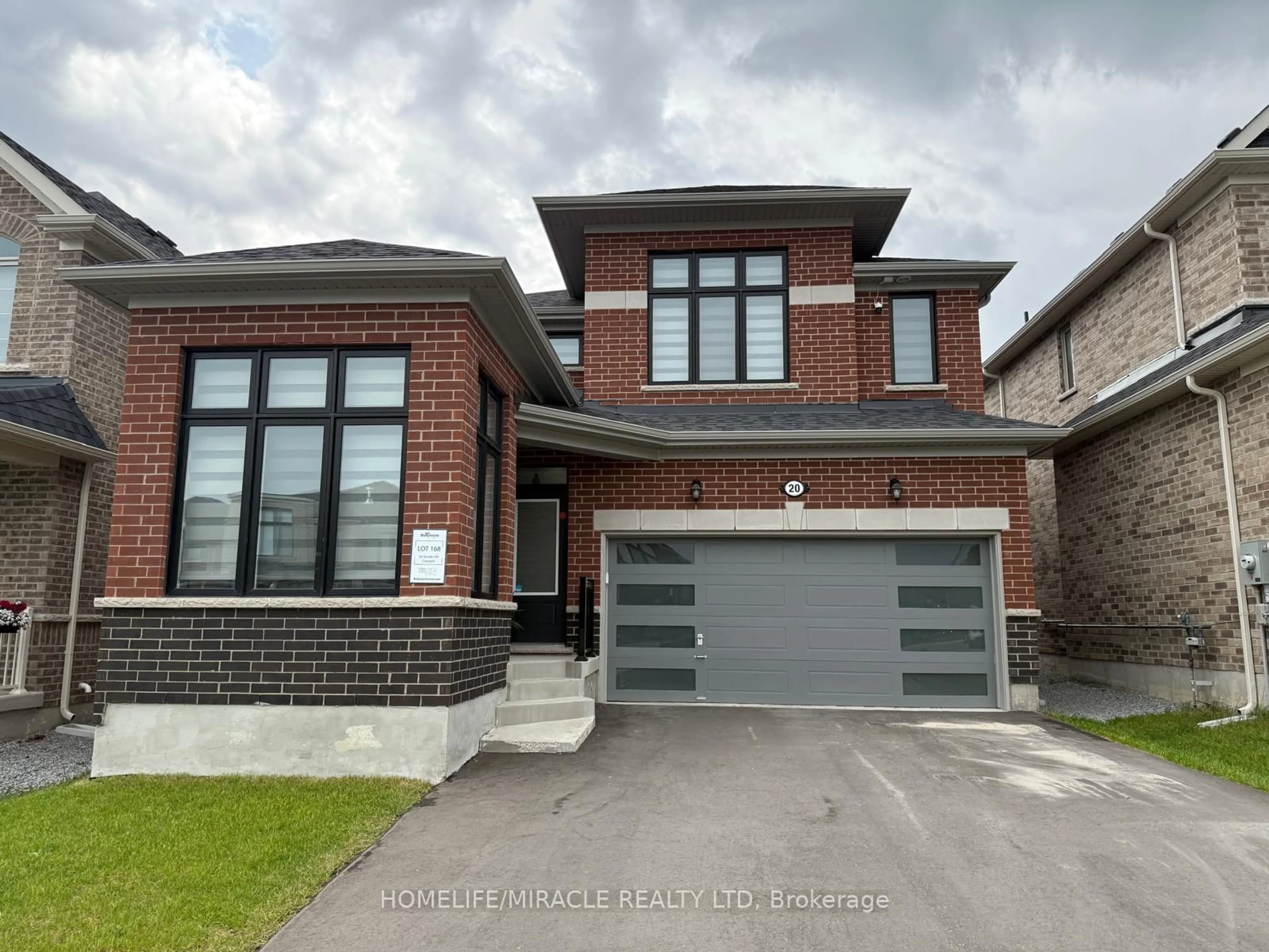 Home with brick exterior material, street for 20 Ainslie Hill Cres, Georgina Ontario L0E 1R0