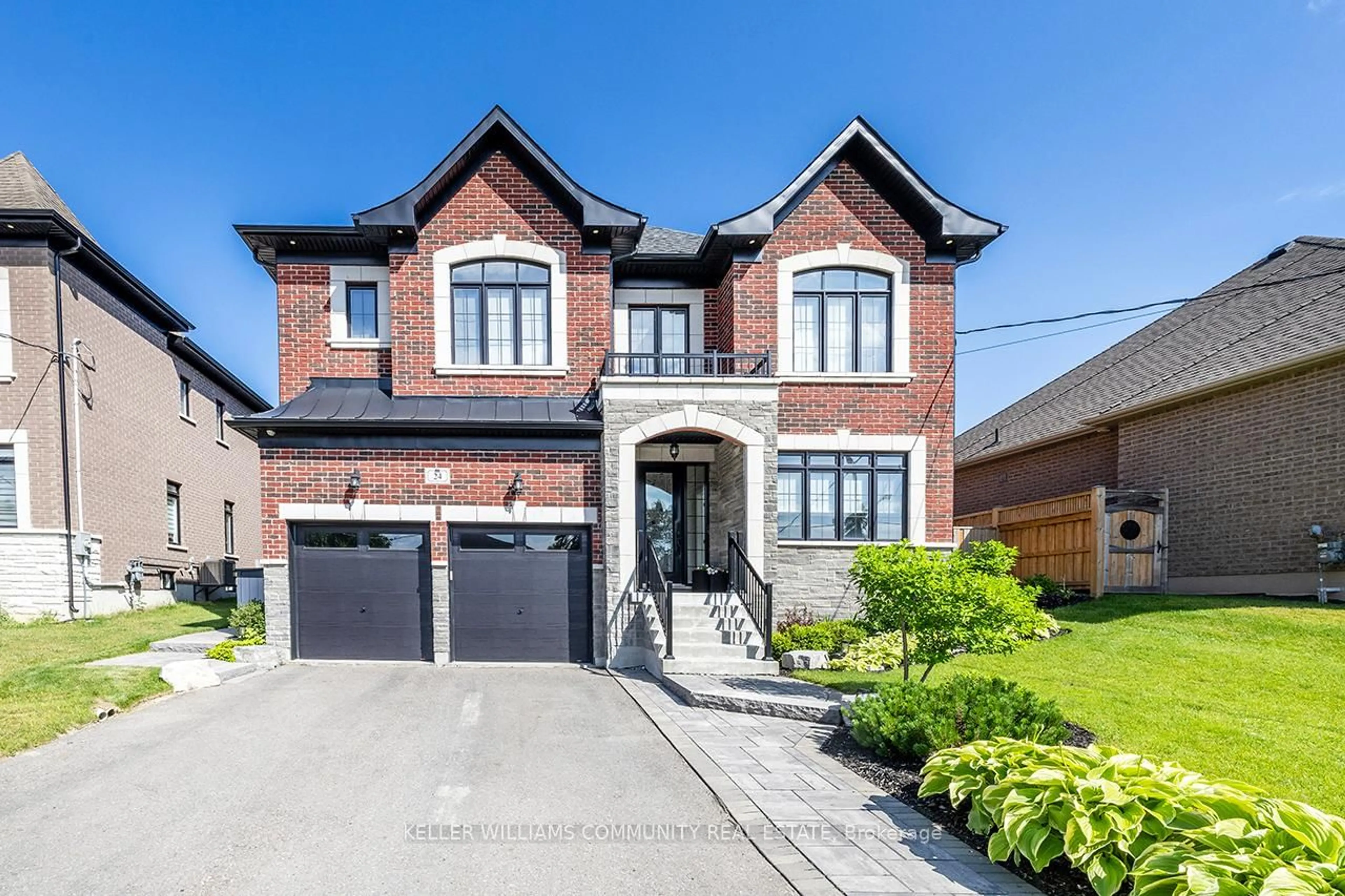 Home with brick exterior material, street for 24 Cemetery Rd, Uxbridge Ontario L9P 1R1