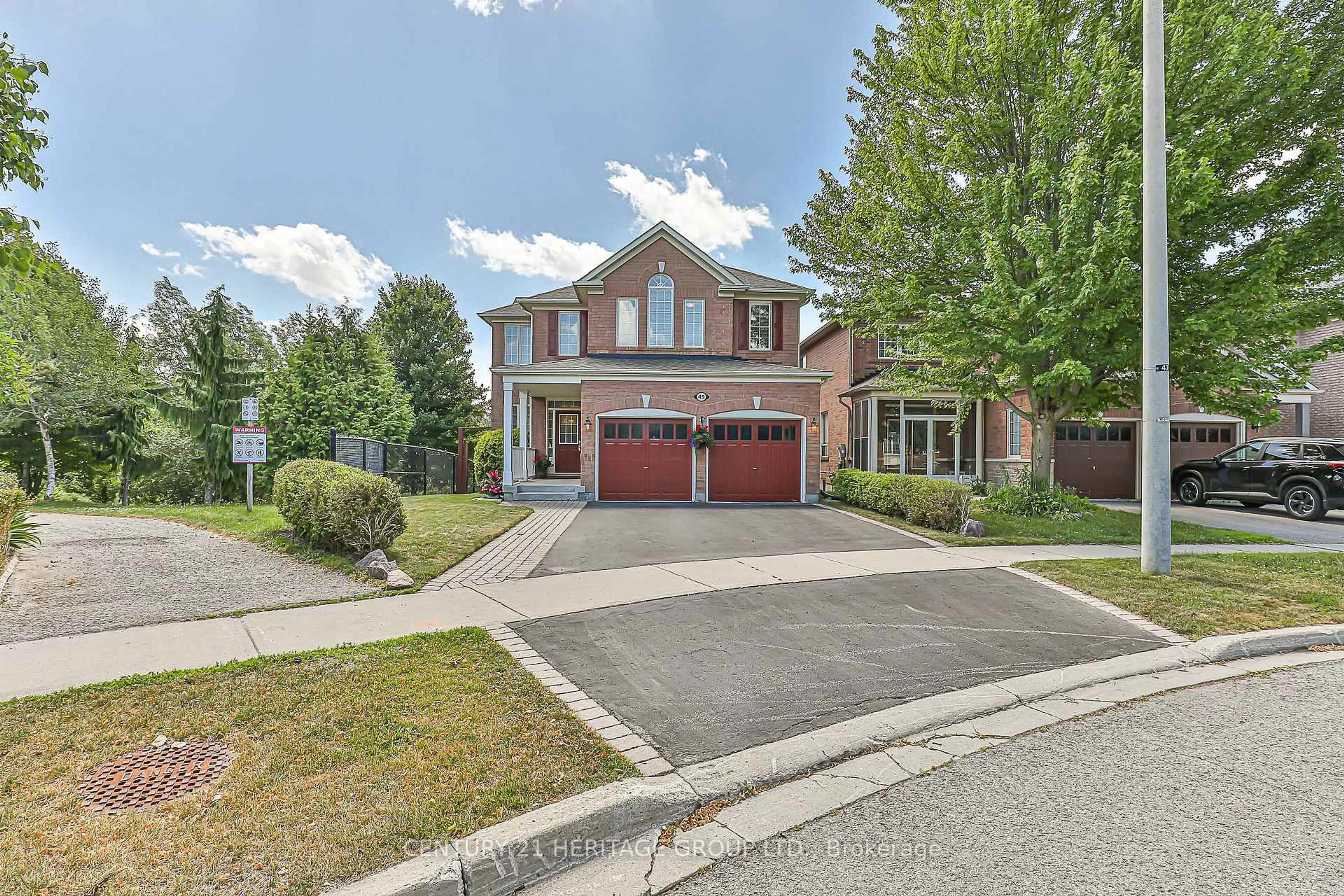 Home with brick exterior material, street for 49 Pagoda Dr, Richmond Hill Ontario L4E 4N5