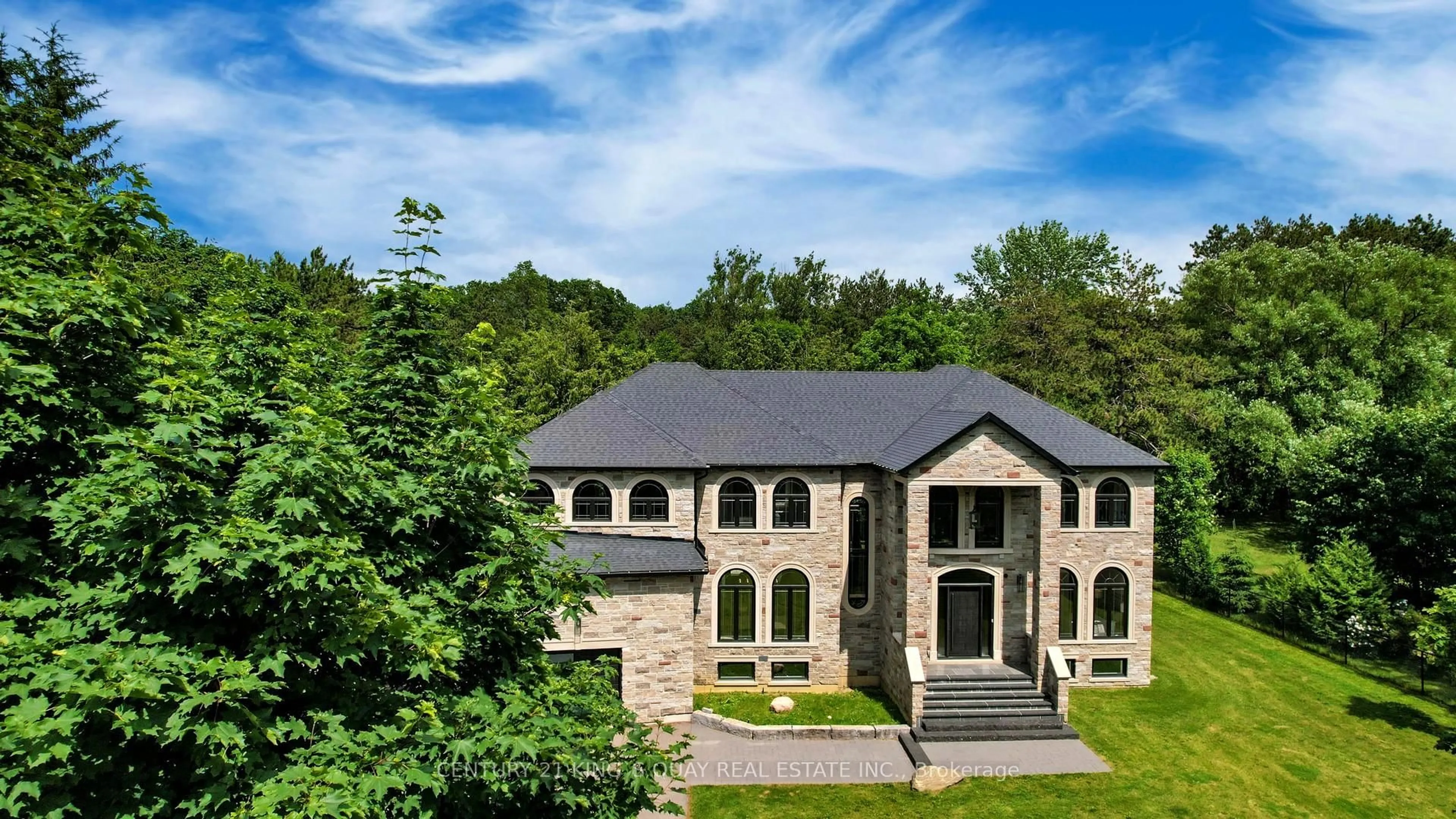 Home with brick exterior material, building for 14705 Jane St, King Ontario L7B 1A3