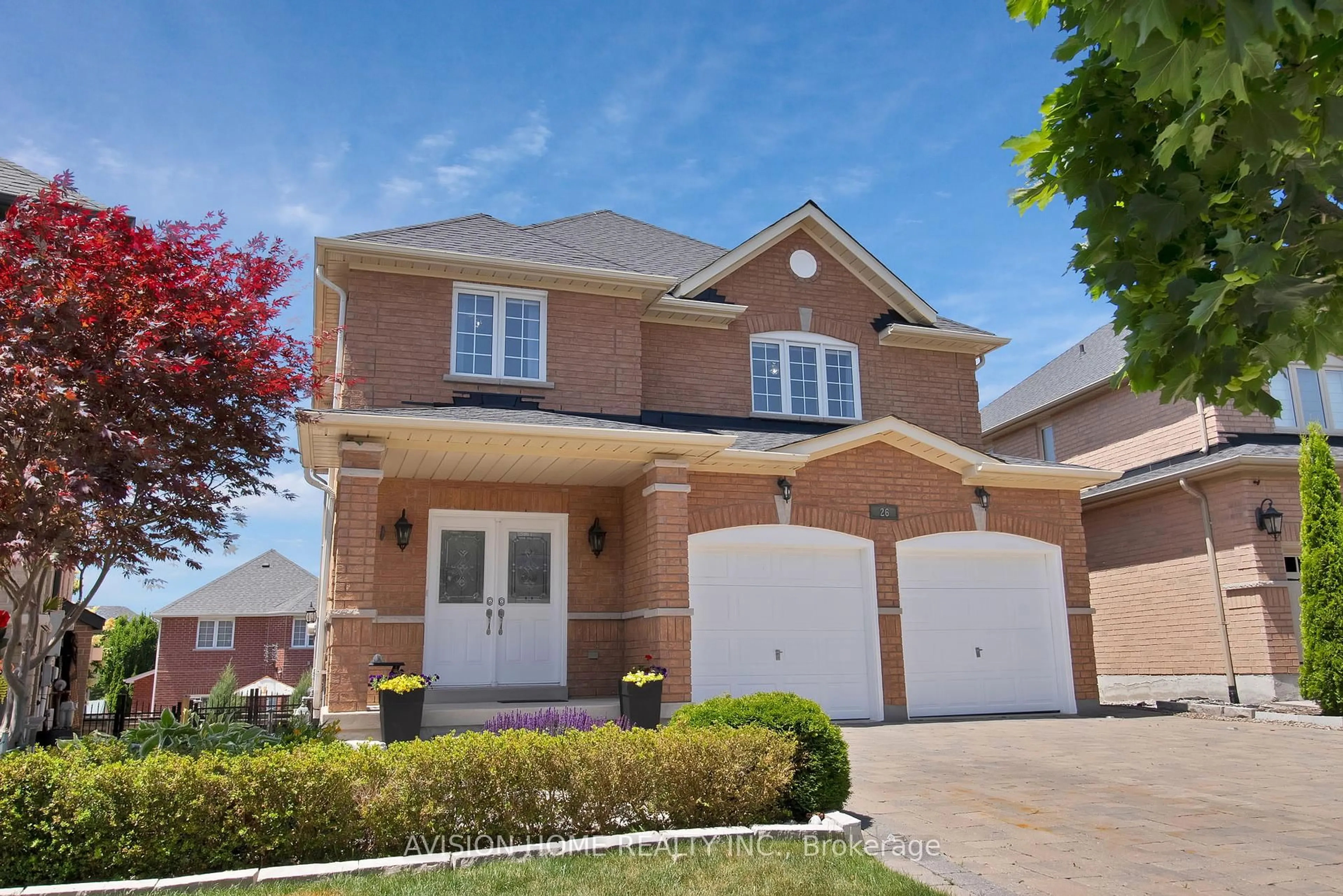Home with brick exterior material, street for 26 Andrew Hill Dr, Vaughan Ontario L4H 0H3