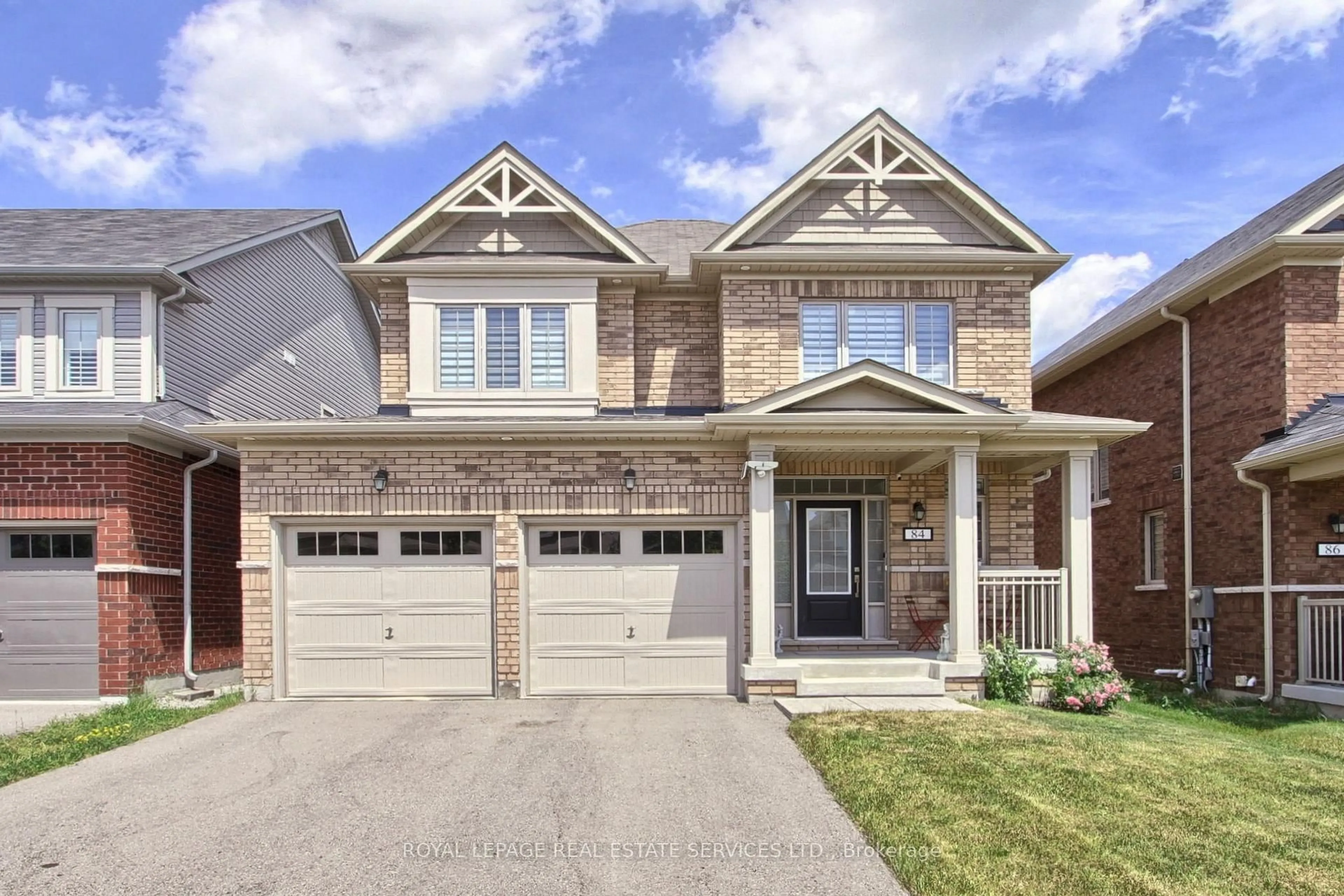 Home with brick exterior material, street for 84 Pridham Pl, New Tecumseth Ontario L0G 1W0