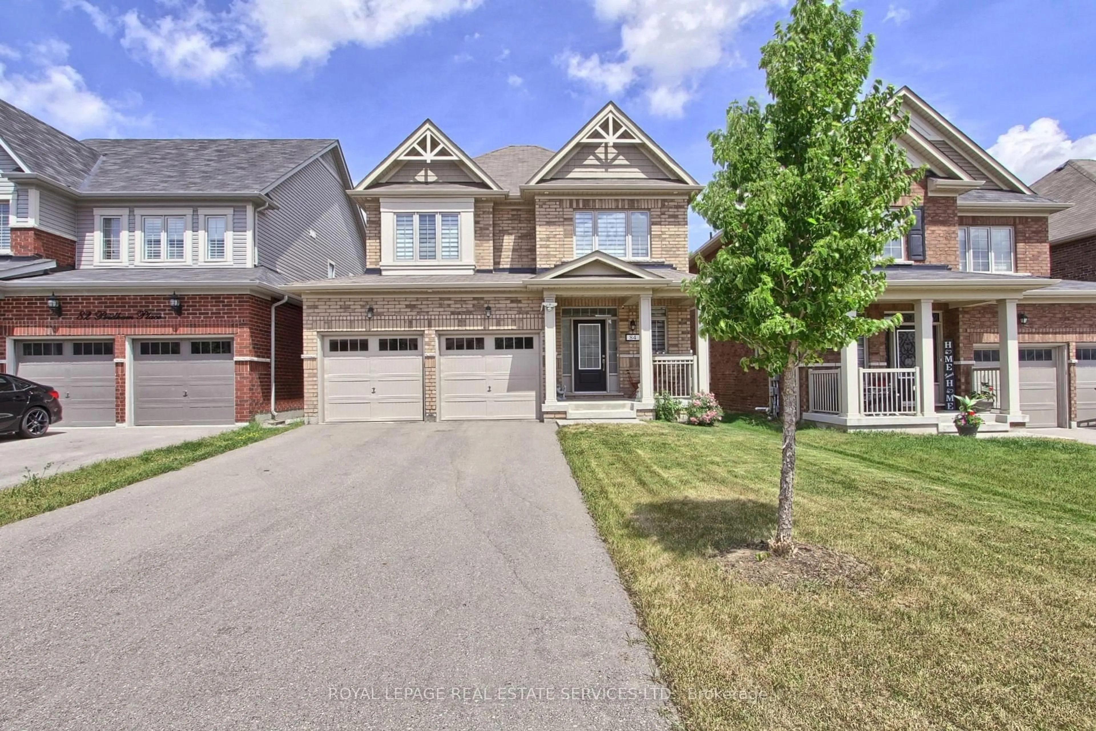 Home with brick exterior material, street for 84 Pridham Pl, New Tecumseth Ontario L0G 1W0