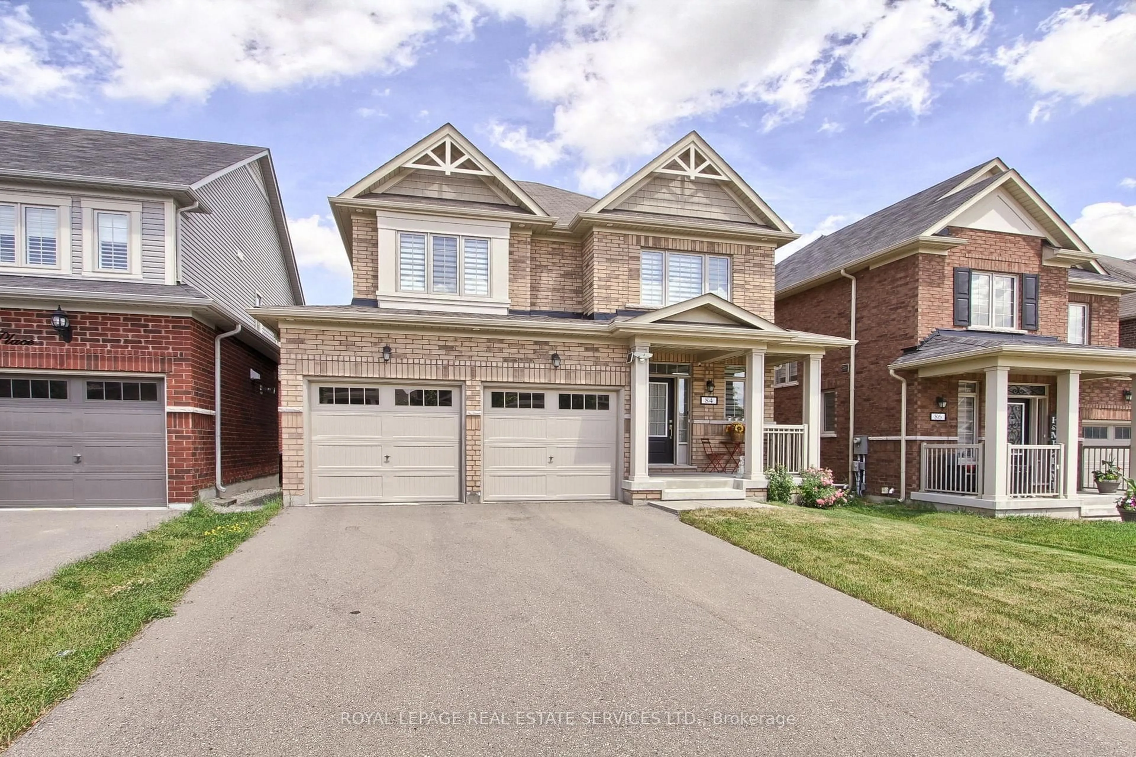 Home with brick exterior material, street for 84 Pridham Pl, New Tecumseth Ontario L0G 1W0