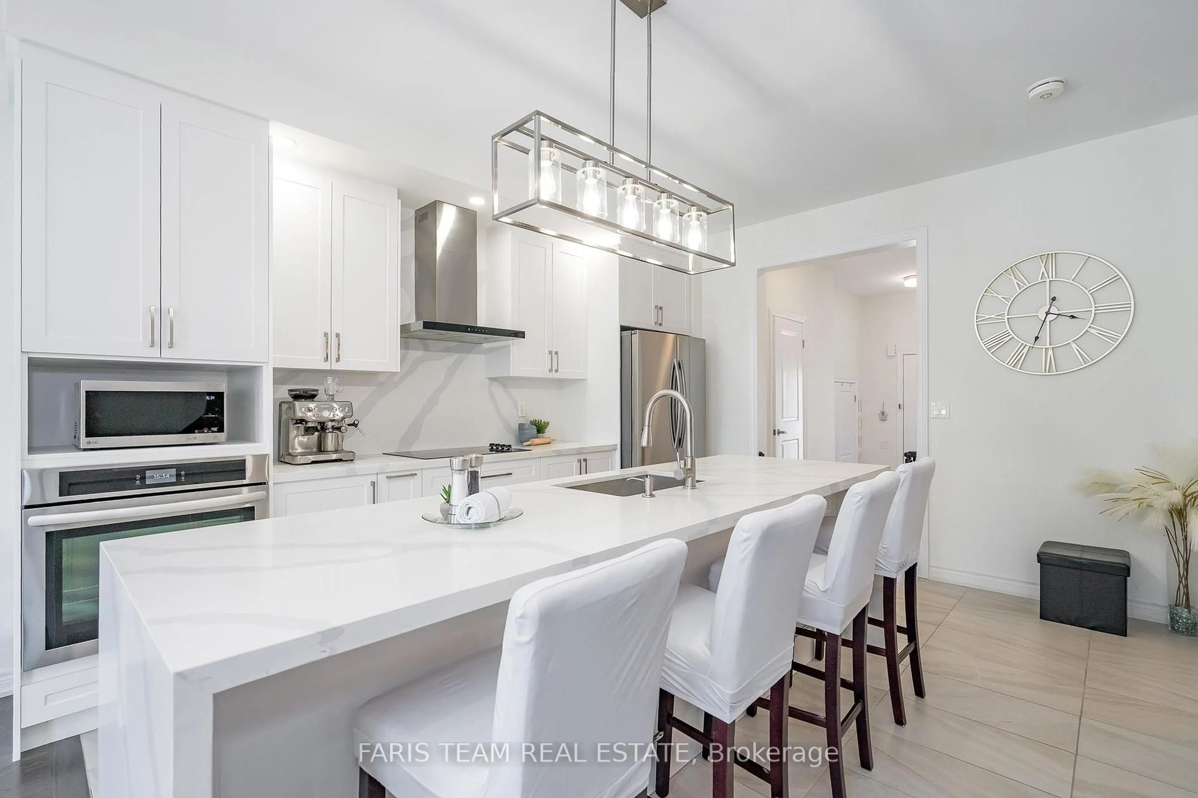 Contemporary kitchen, ceramic/tile floor for 1976 McNeil St, Innisfil Ontario L9S 0N7