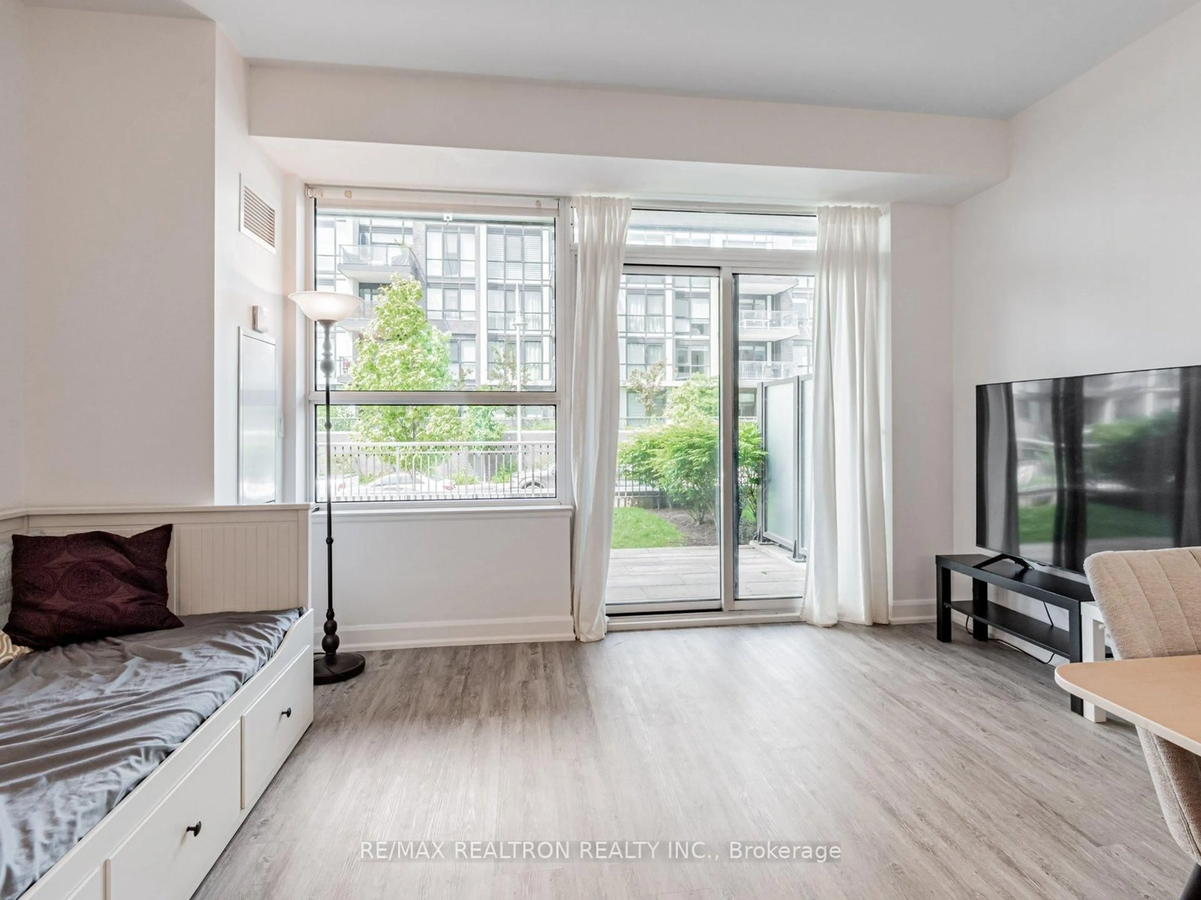 Living room with furniture, unknown for 333 Sea Ray Ave #D113, Innisfil Ontario L9S 0M3