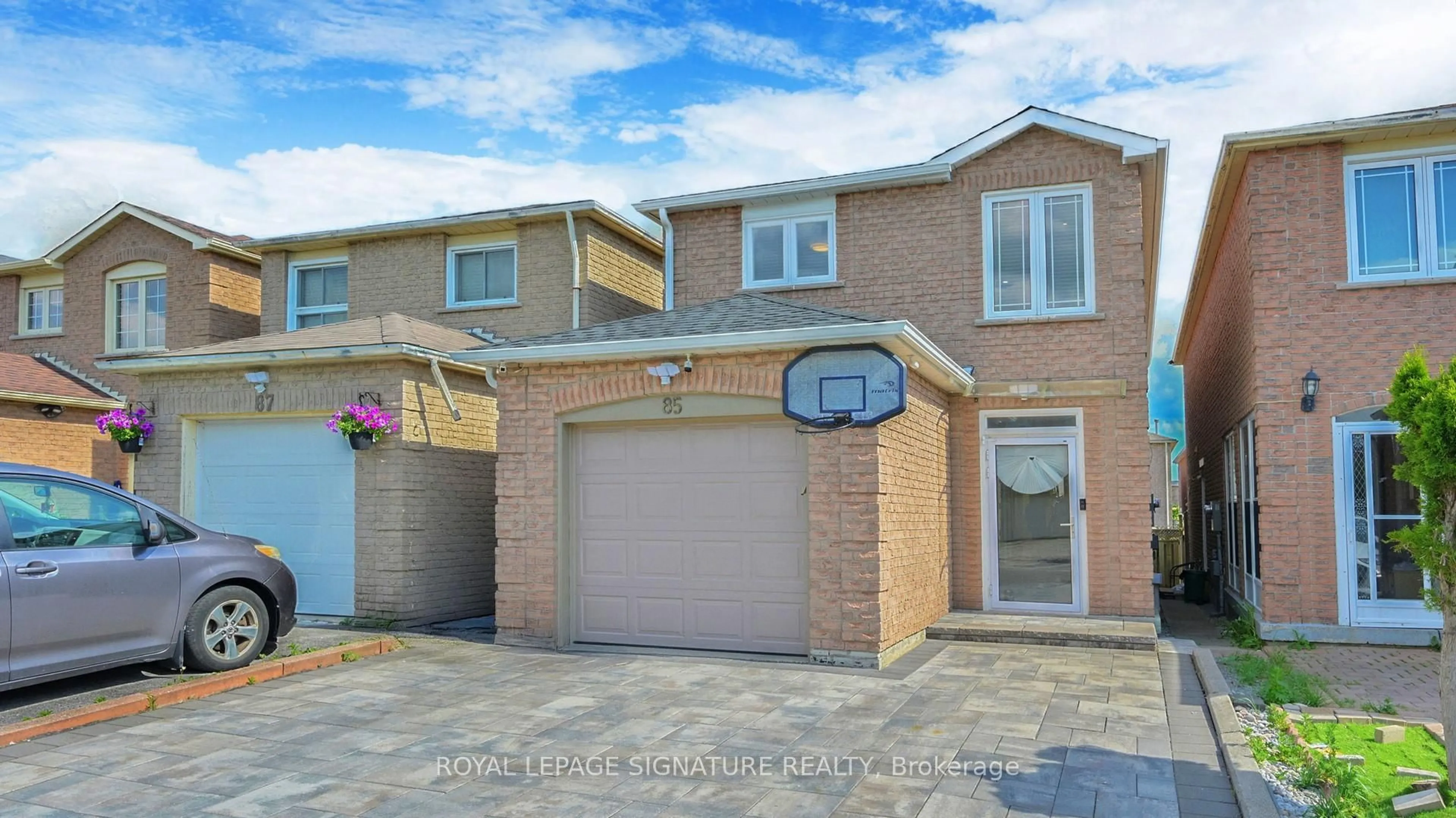 Home with brick exterior material, street for 85 Goodwood Dr, Markham Ontario L3S 2K8