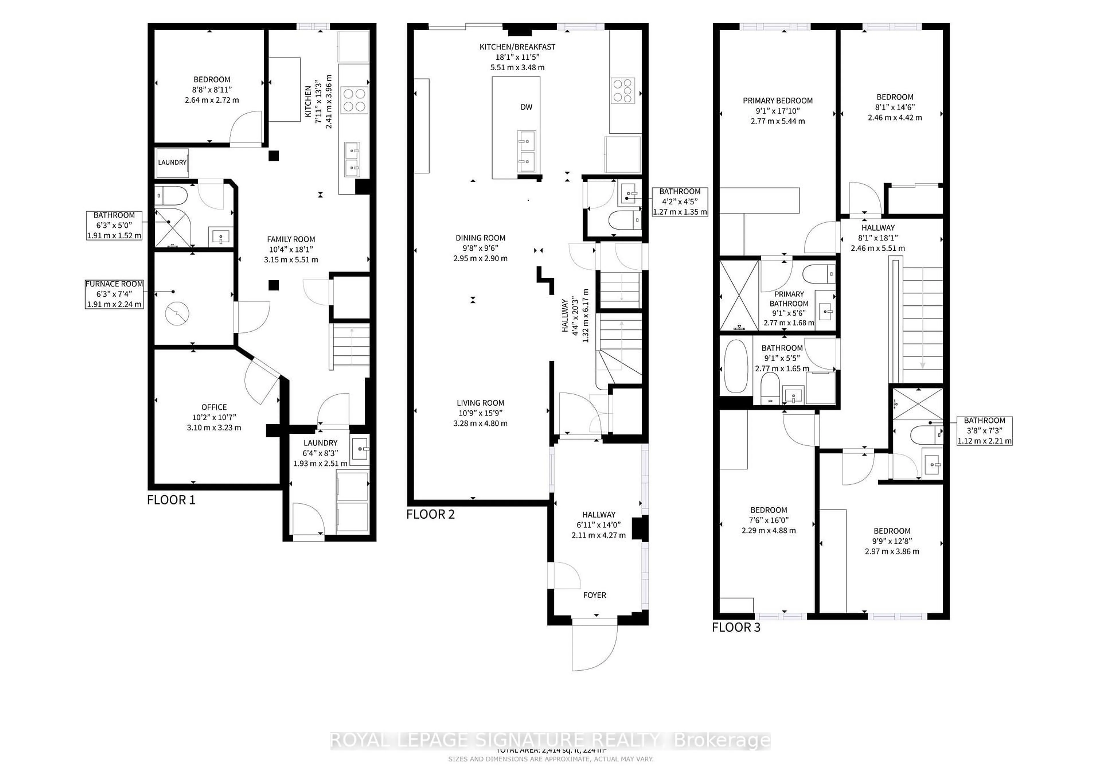Floor plan for 85 Goodwood Dr, Markham Ontario L3S 2K8