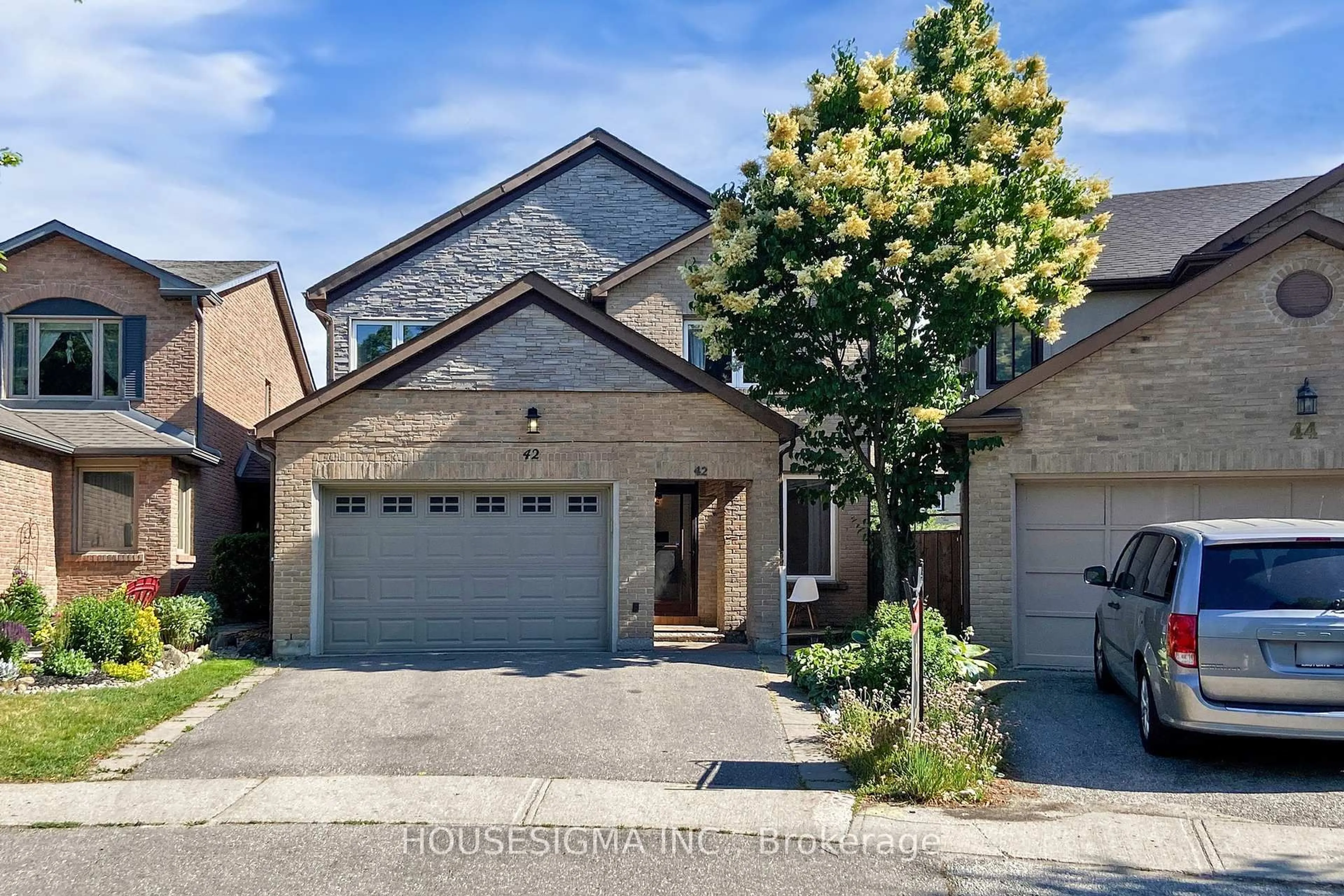 Home with brick exterior material, street for 42 Peter Andrew Cres, Vaughan Ontario L4J 2V5