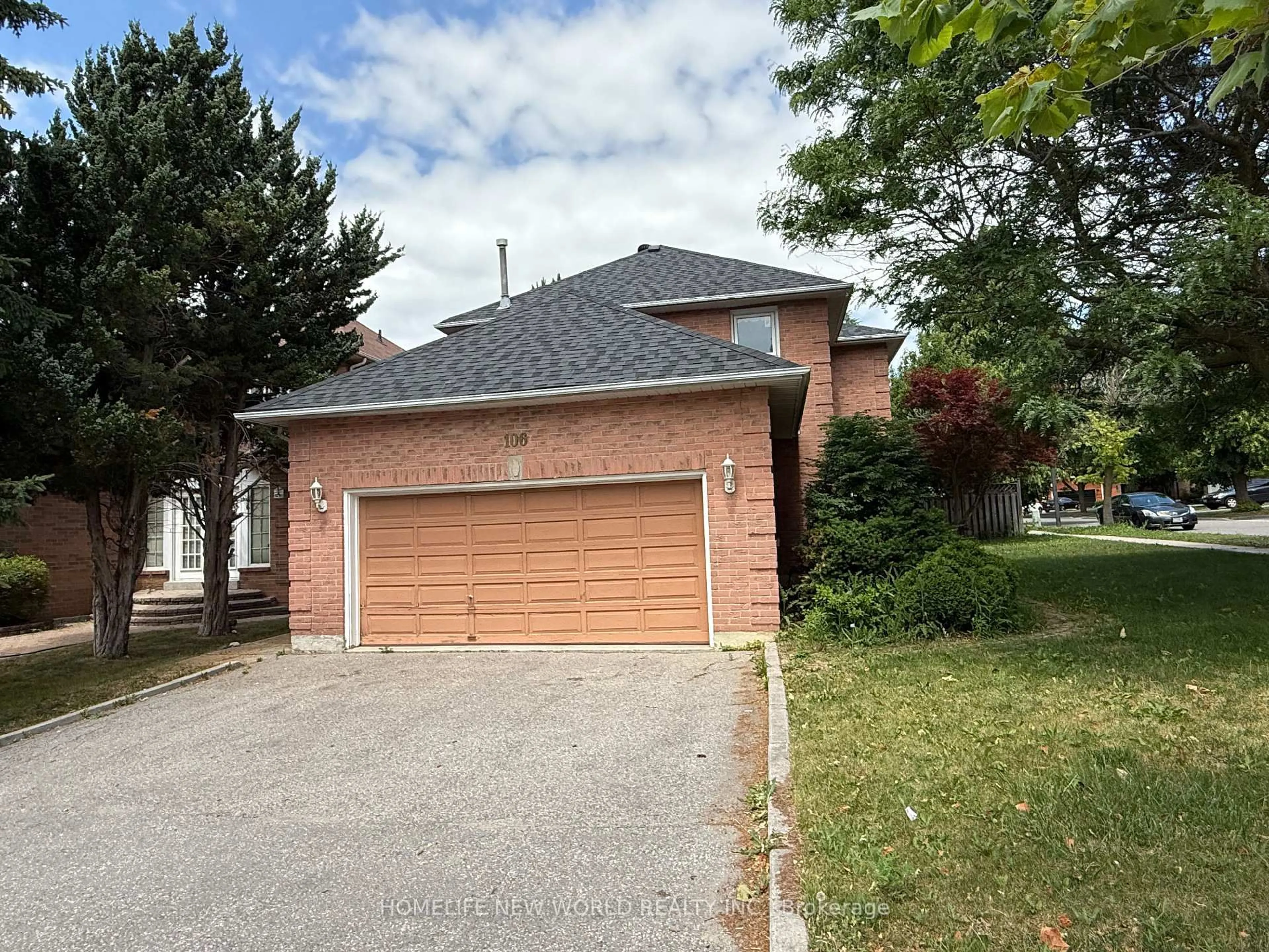 Home with brick exterior material, street for 106 Morrison Cres, Markham Ontario L3R 9K8