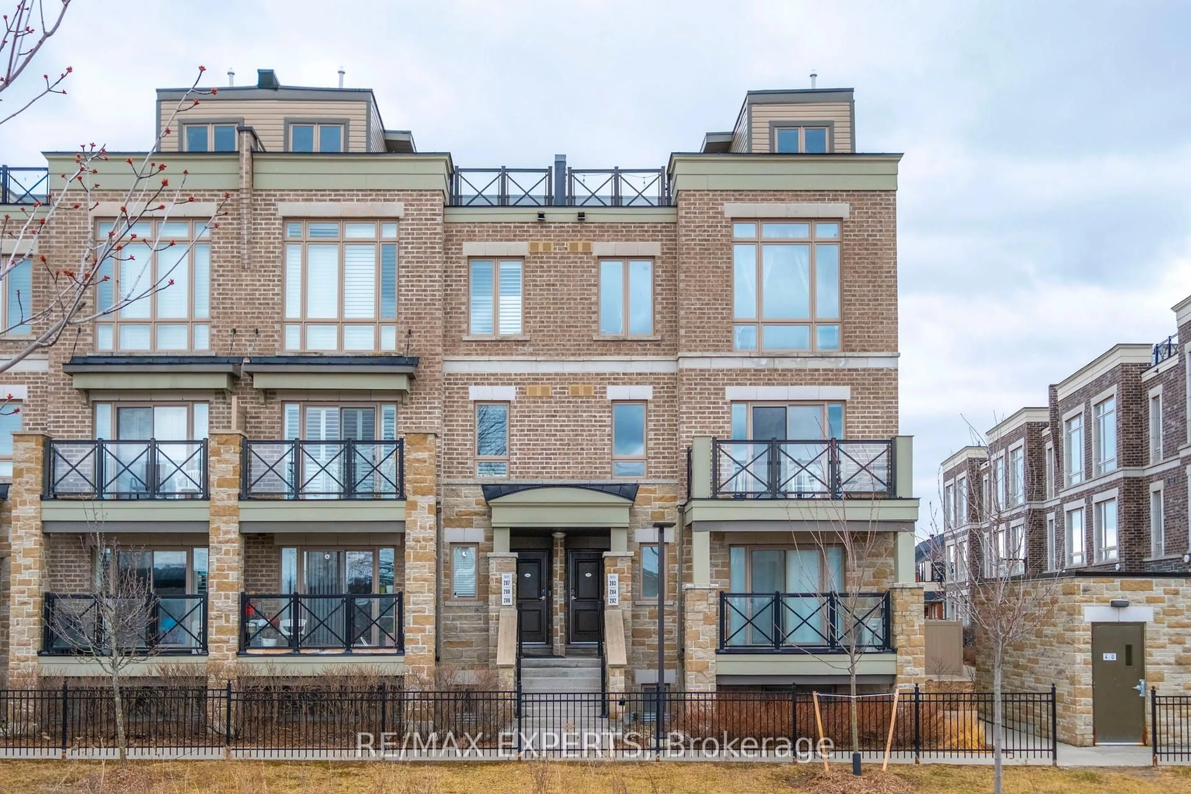 Home with brick exterior material, unknown for 10 Dunsheath Way #204, Markham Ontario L6B 1N3