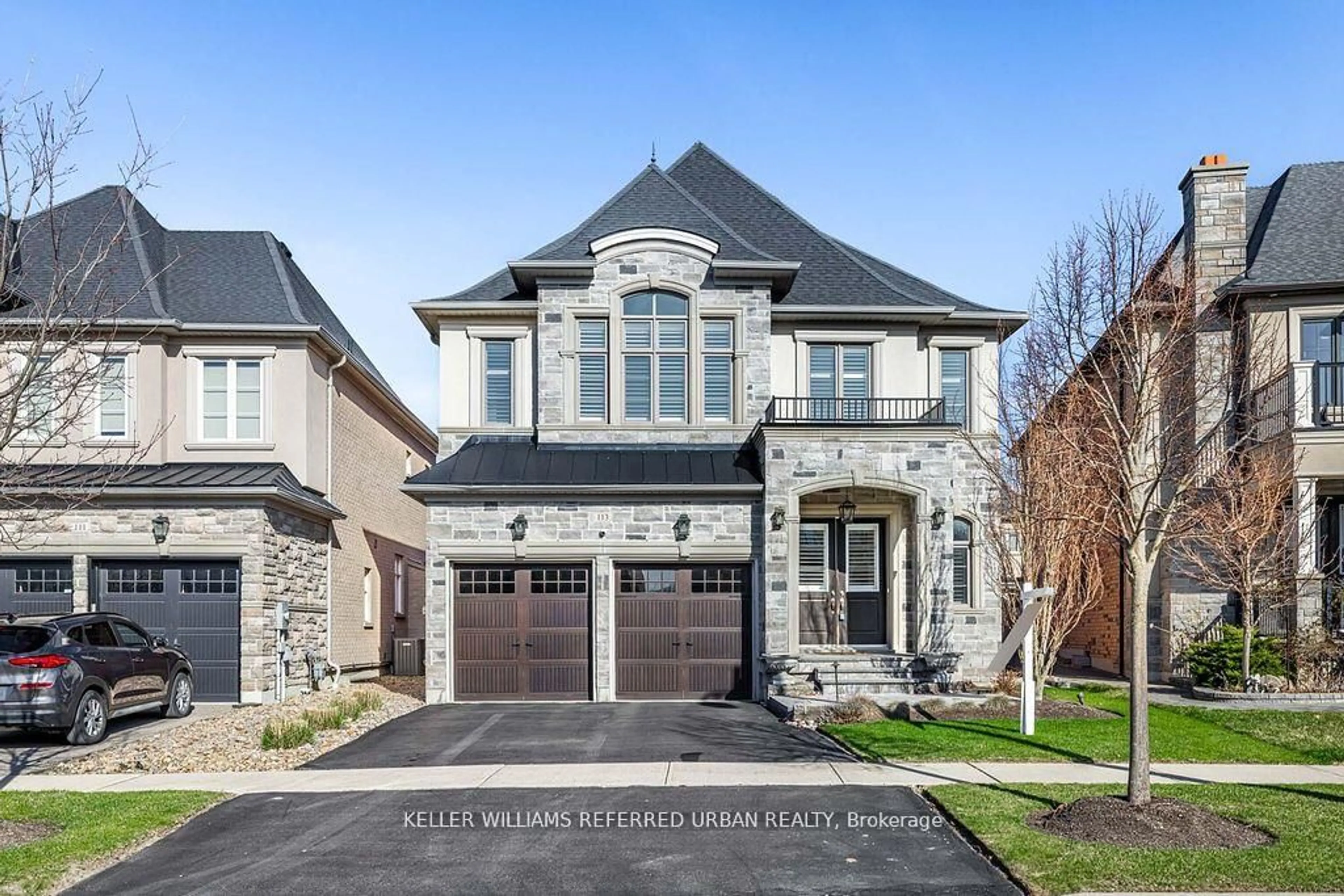 Home with brick exterior material, street for 113 Burns Blvd, King Ontario L7B 0M5
