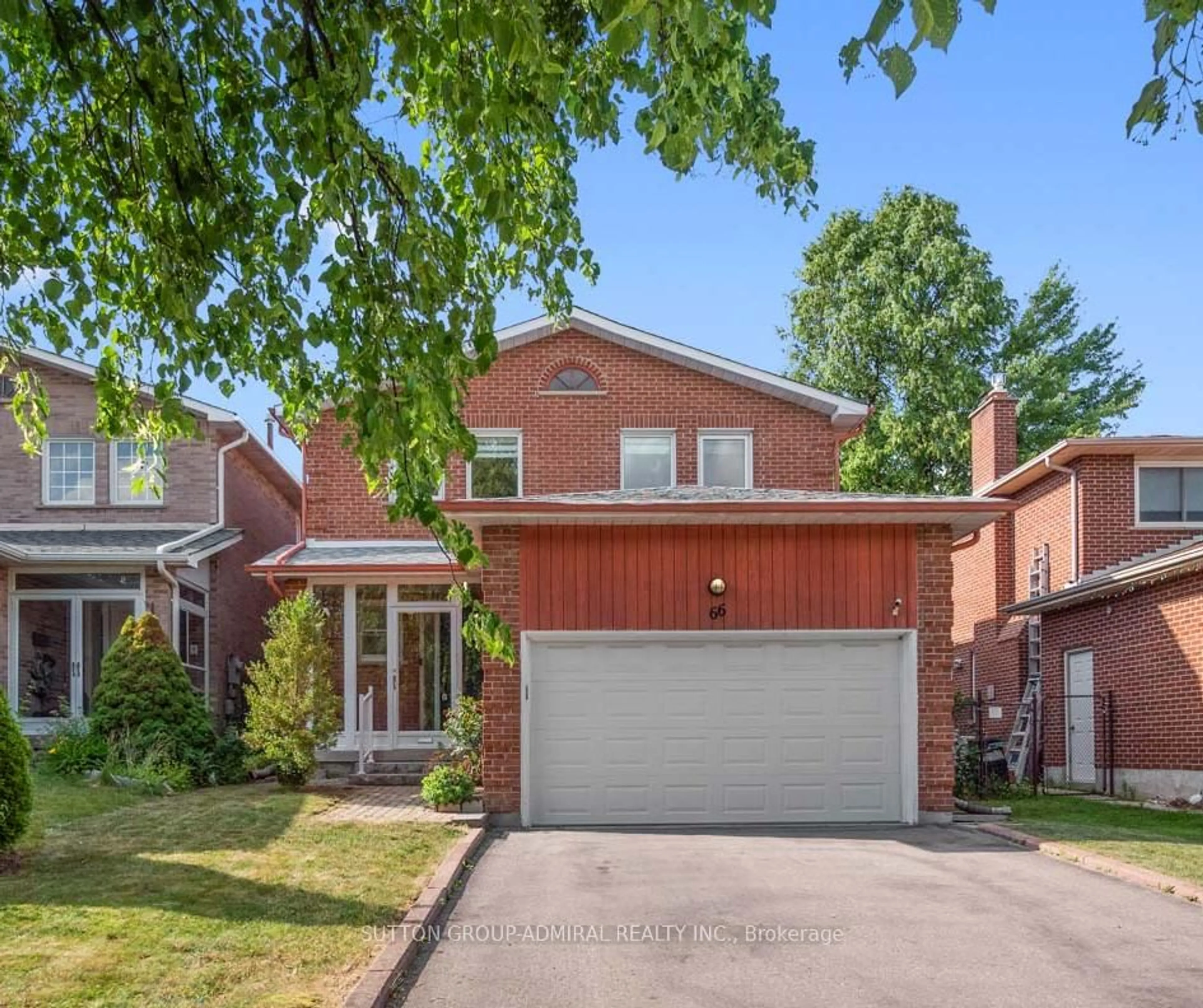 Home with brick exterior material, street for 66 Graham Cres, Markham Ontario L3P 4M1