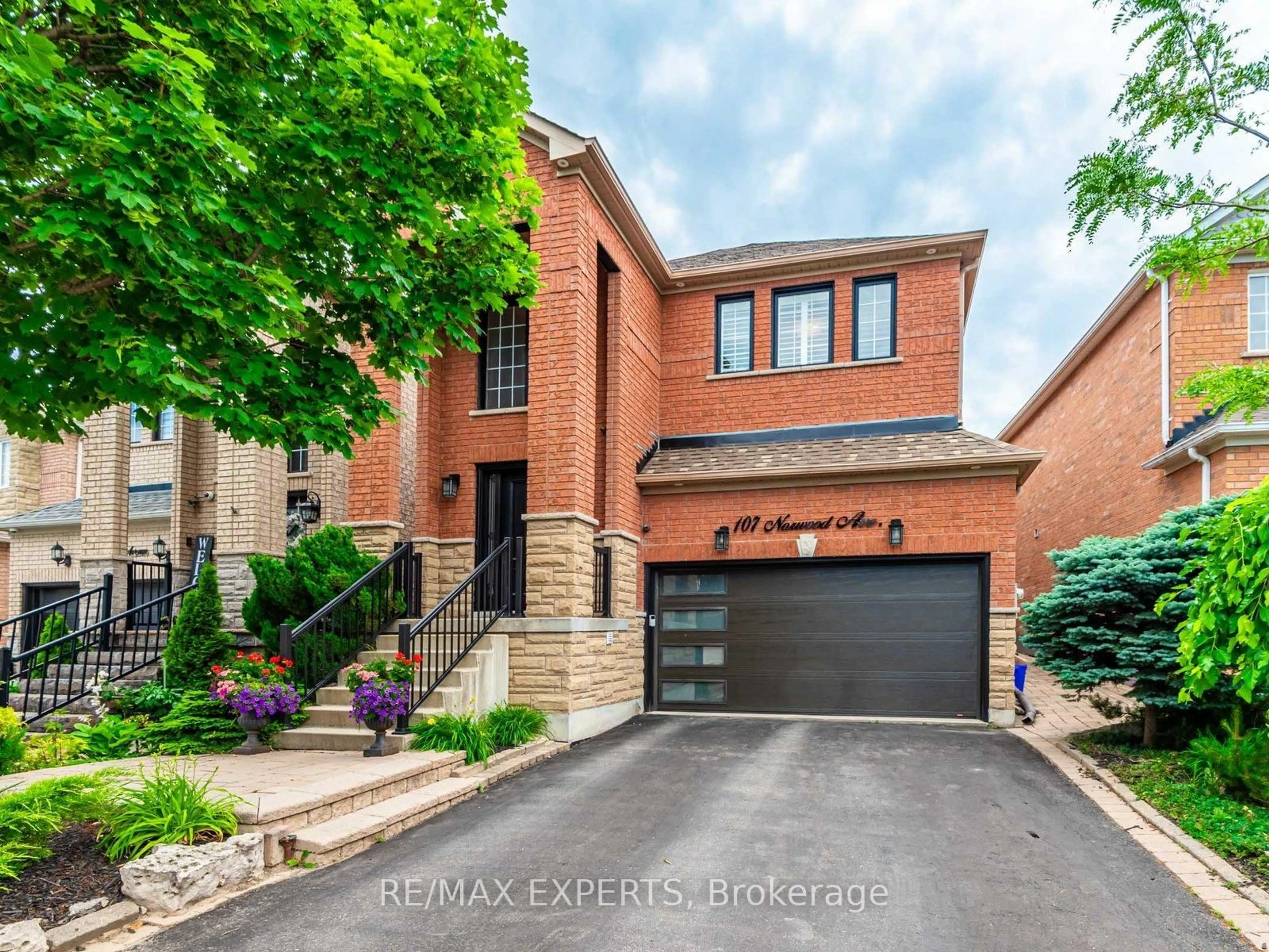 Home with brick exterior material, street for 107 Norwood Ave, Vaughan Ontario L6A 3V7
