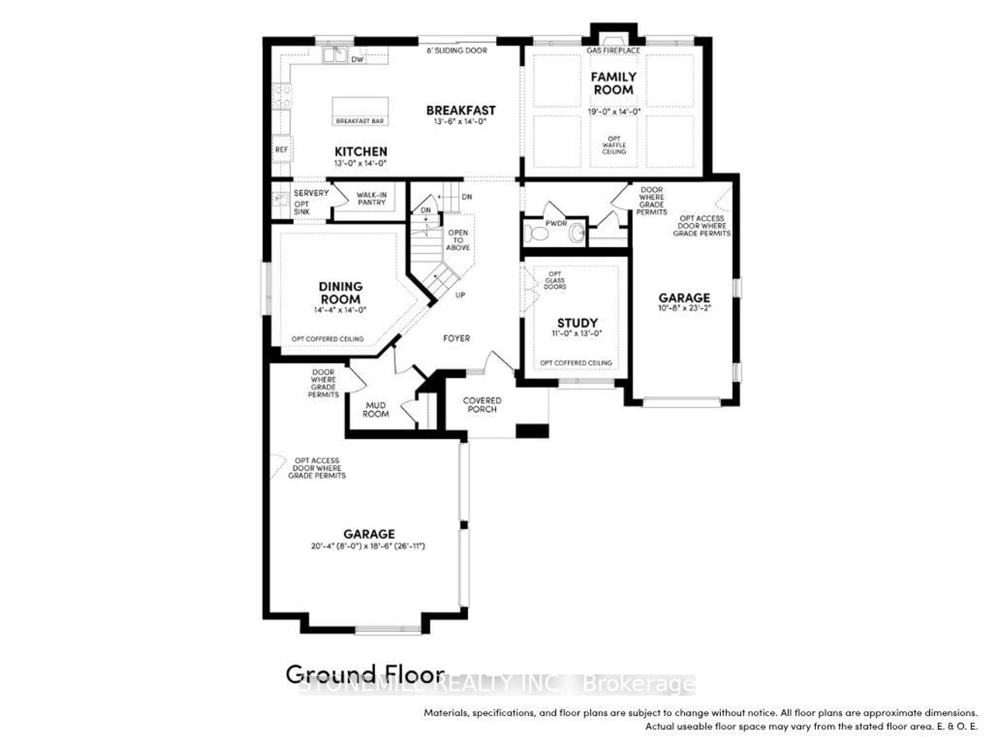 Floor plan for 101 Denney Dr, Essa Ontario L3W 0A9