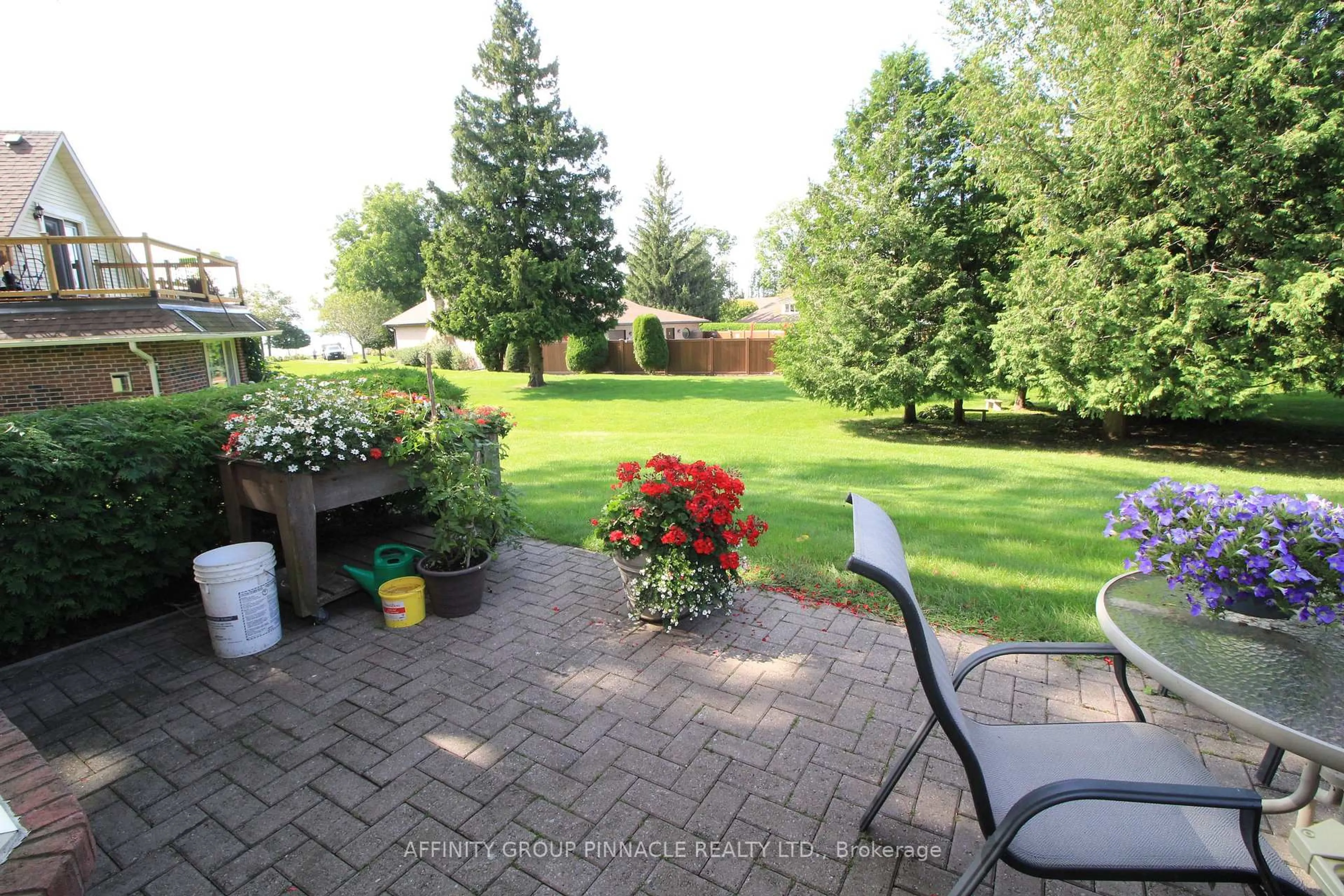 Patio, water/lake/river/ocean view for 194 Cedar Beach Rd #51, Brock Ontario L0K 1A0