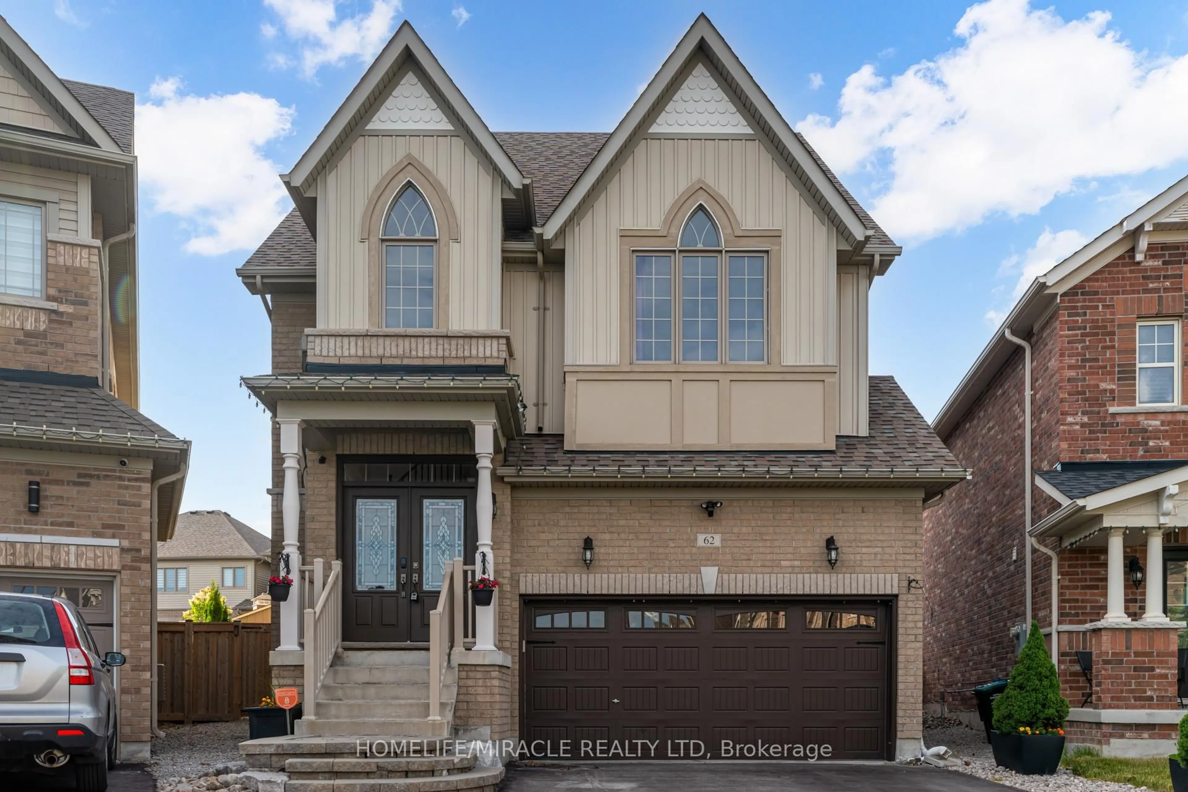Home with brick exterior material, street for 62 Hoard Ave, New Tecumseth Ontario L9R 0M7