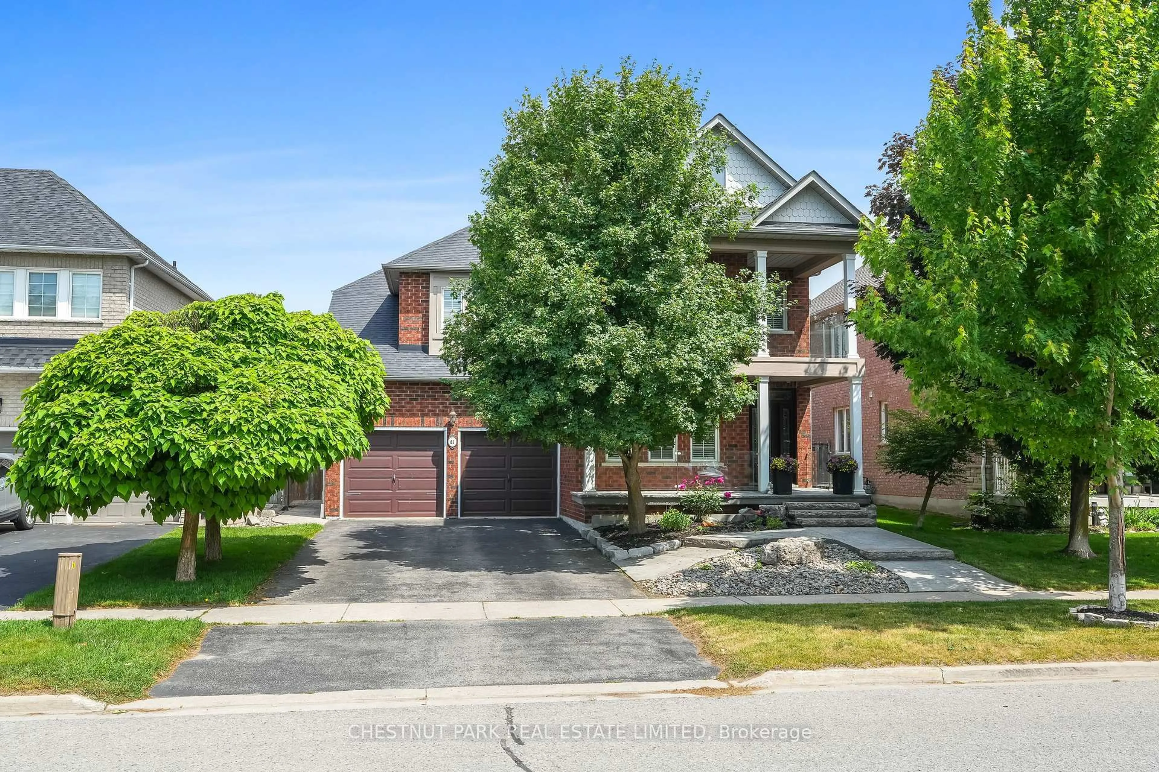 Home with brick exterior material, street for 61 Rosena Lane, Uxbridge Ontario L9P 1X6