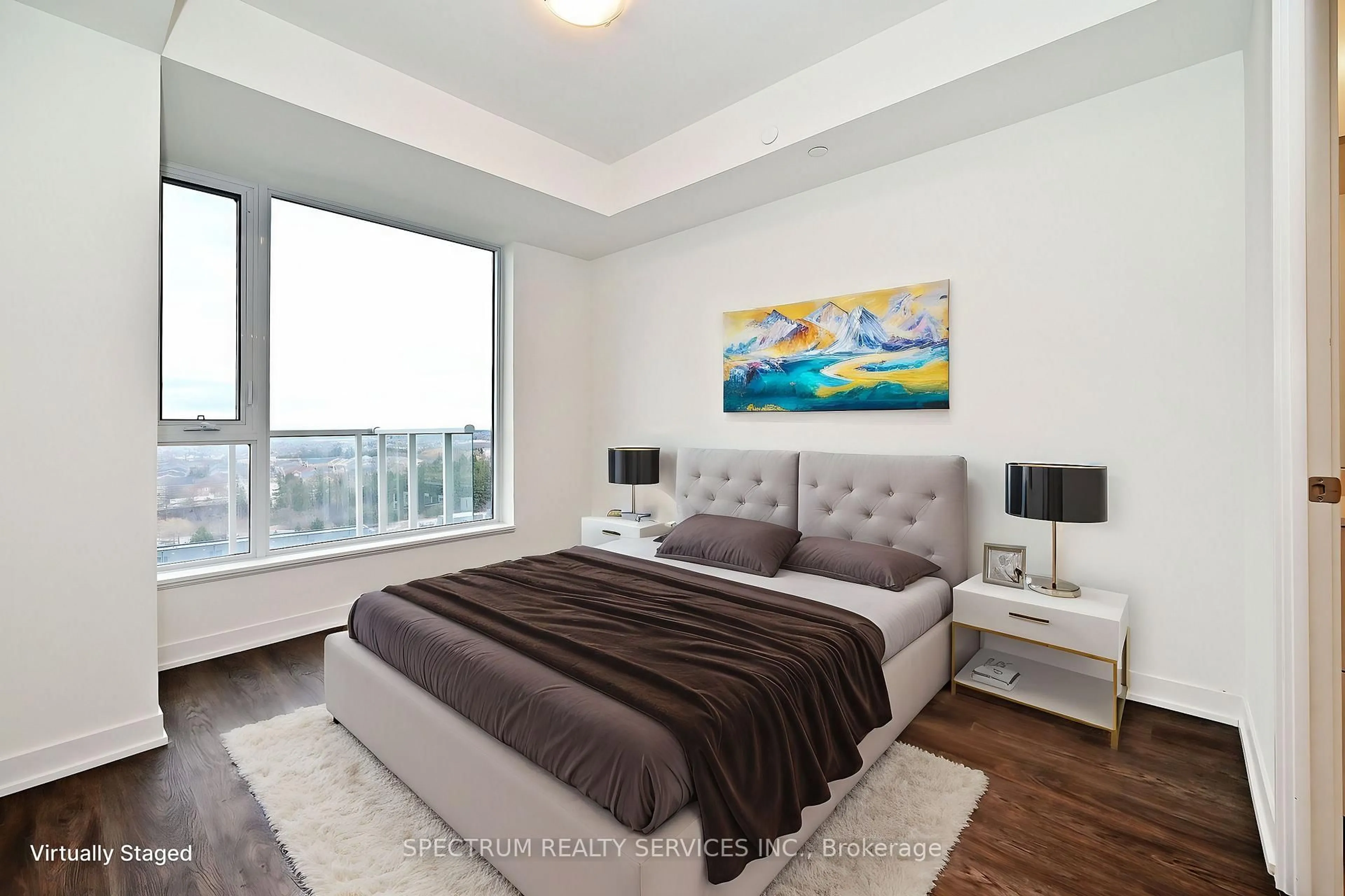 Bedroom with bed, unknown for 2 David Eyer Rd #1222, Richmond Hill Ontario L4S 0N6