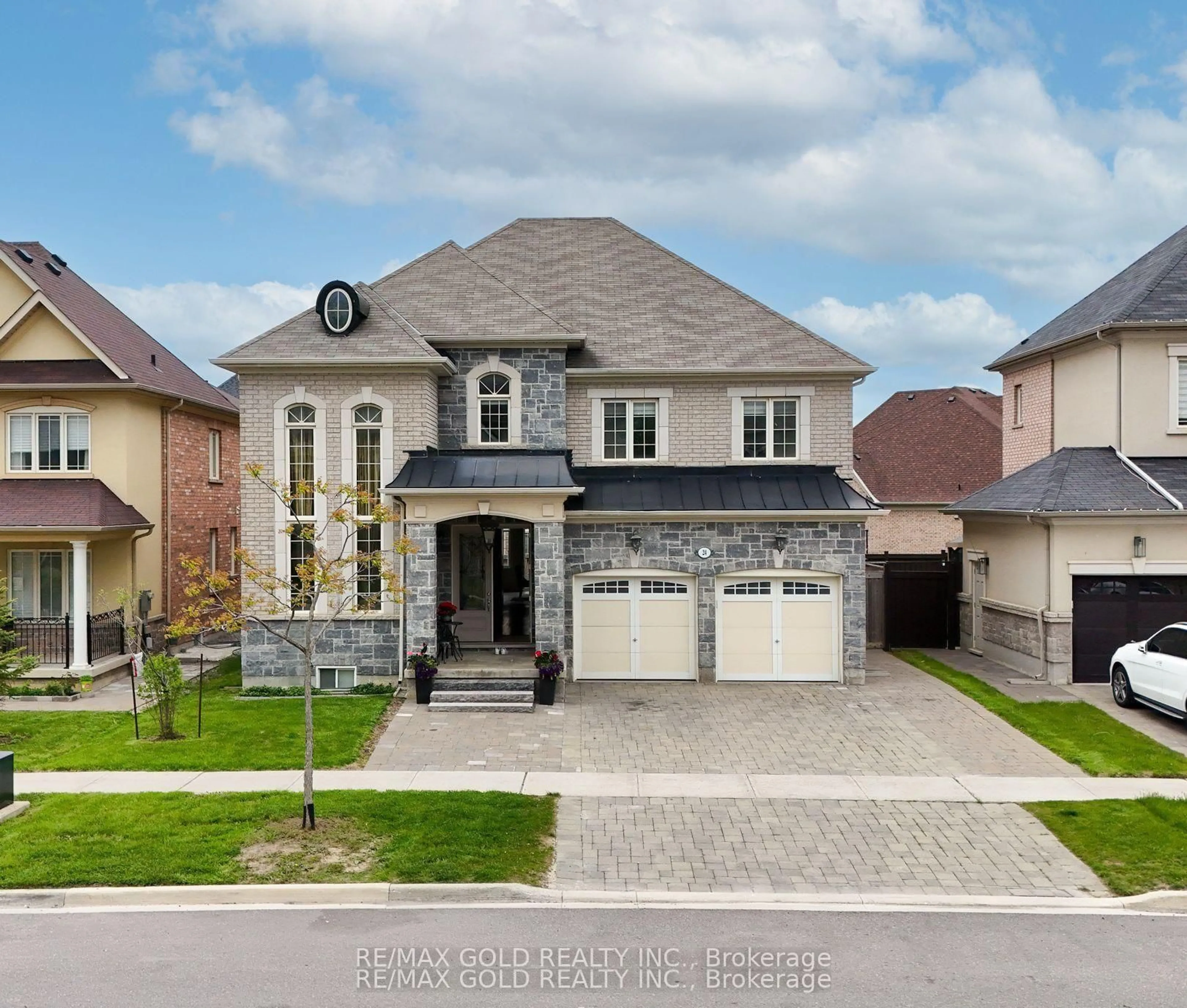 Home with brick exterior material, street for 24 Finland Dr, Vaughan Ontario L4H 4A2