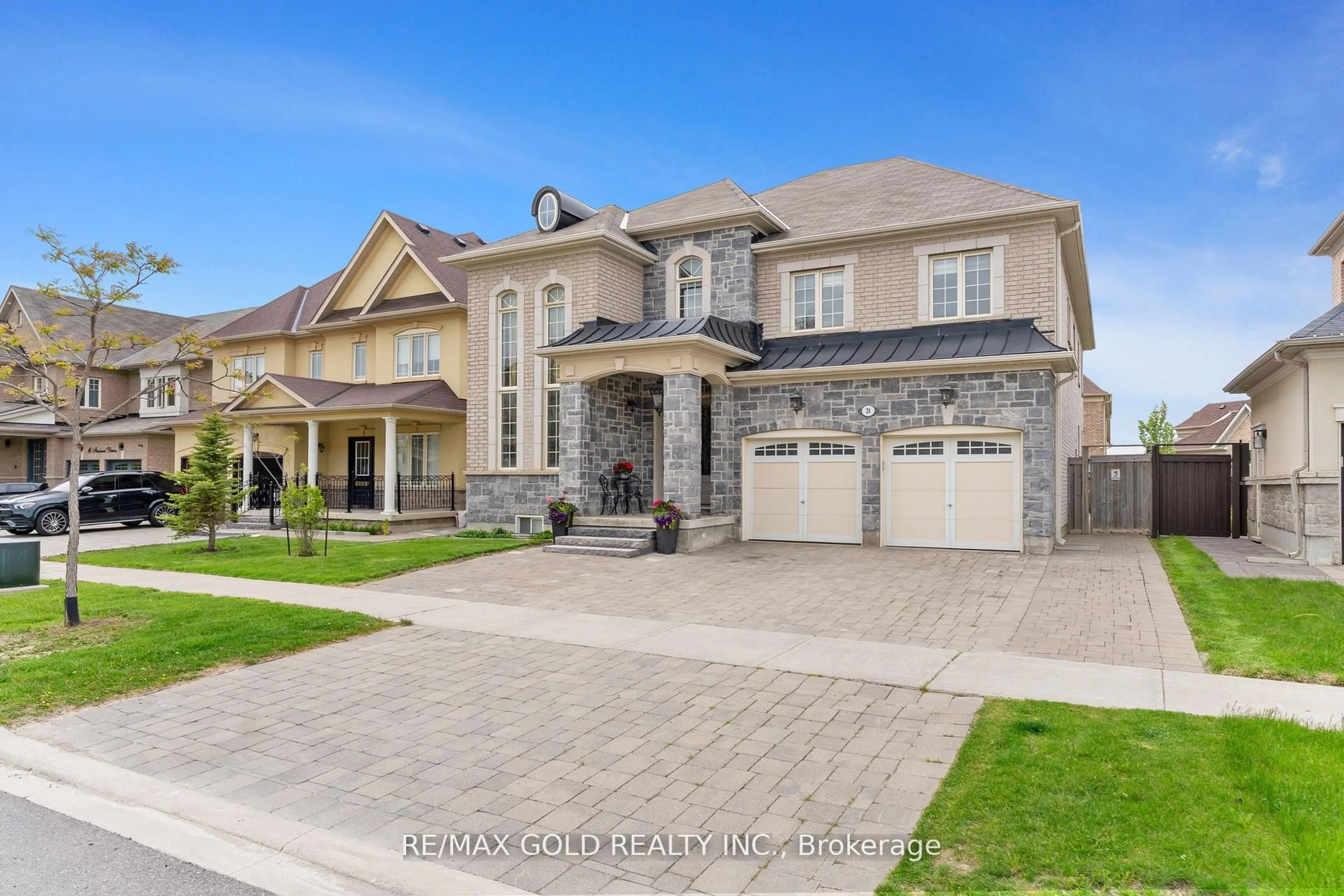 Home with brick exterior material, street for 24 Finland Dr, Vaughan Ontario L4H 4A2