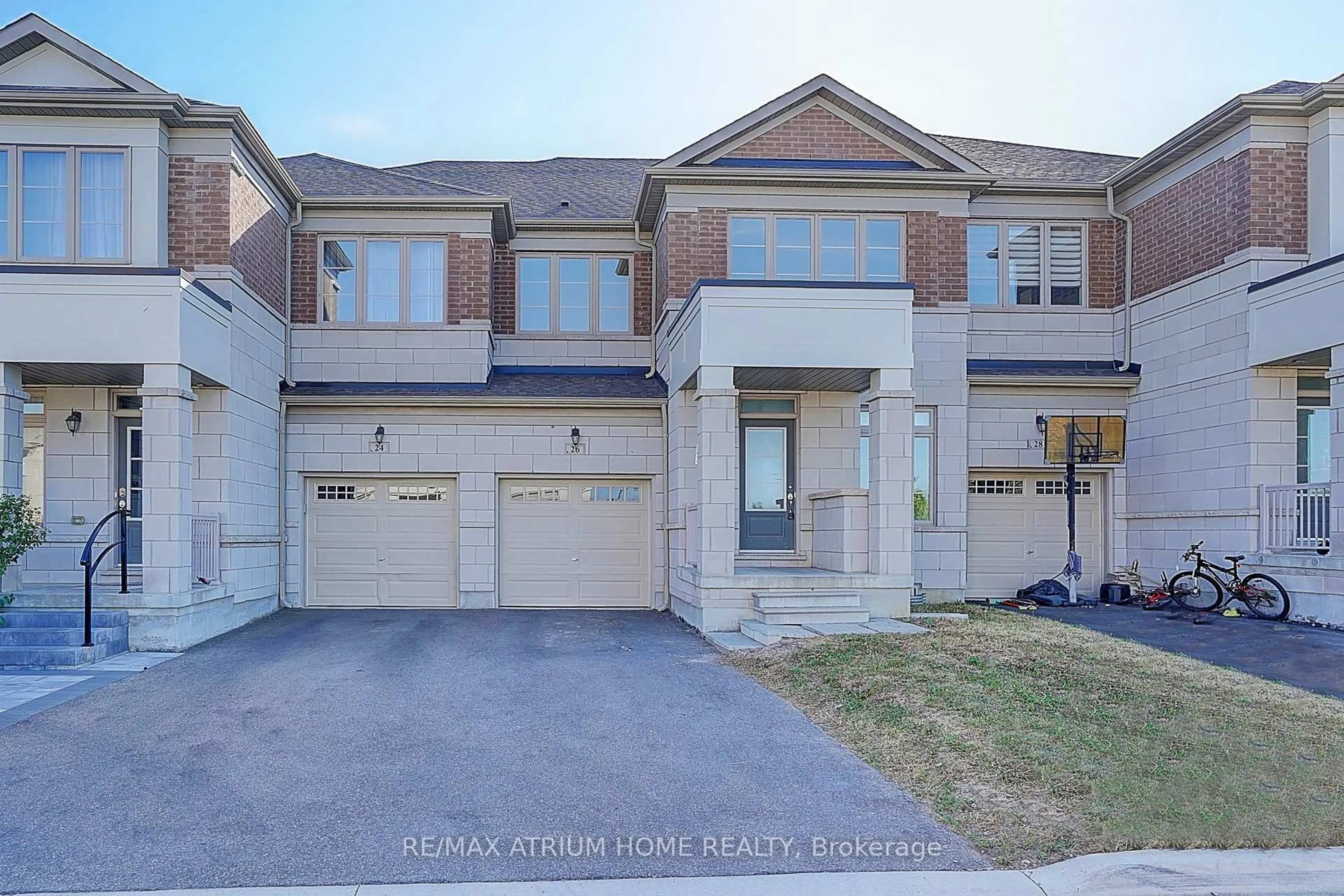 Home with brick exterior material, street for 26 Decast Cres, Markham Ontario L6B 1N6