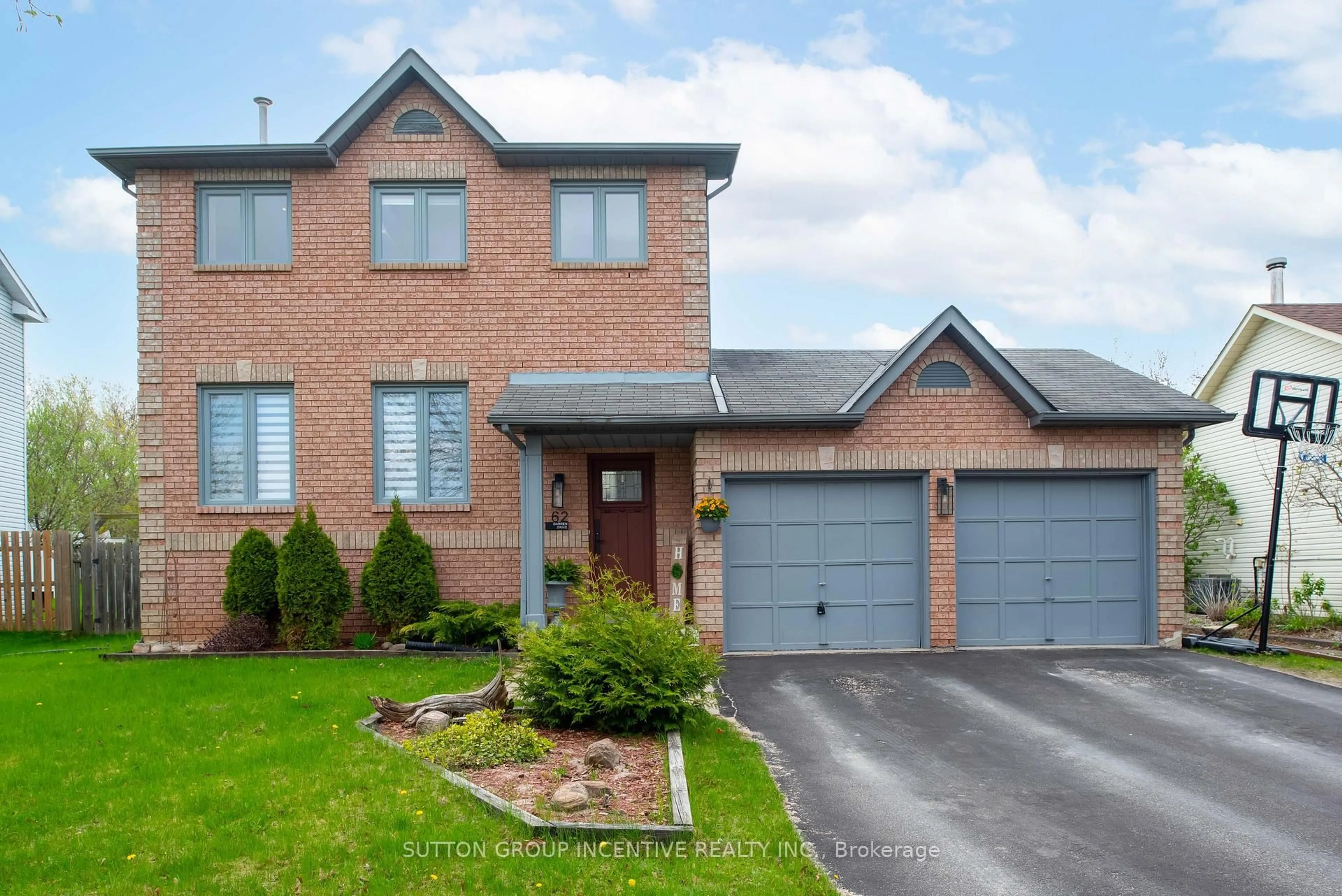 Home with brick exterior material, street for 62 Darren Dr, Essa Ontario L0M 1B3