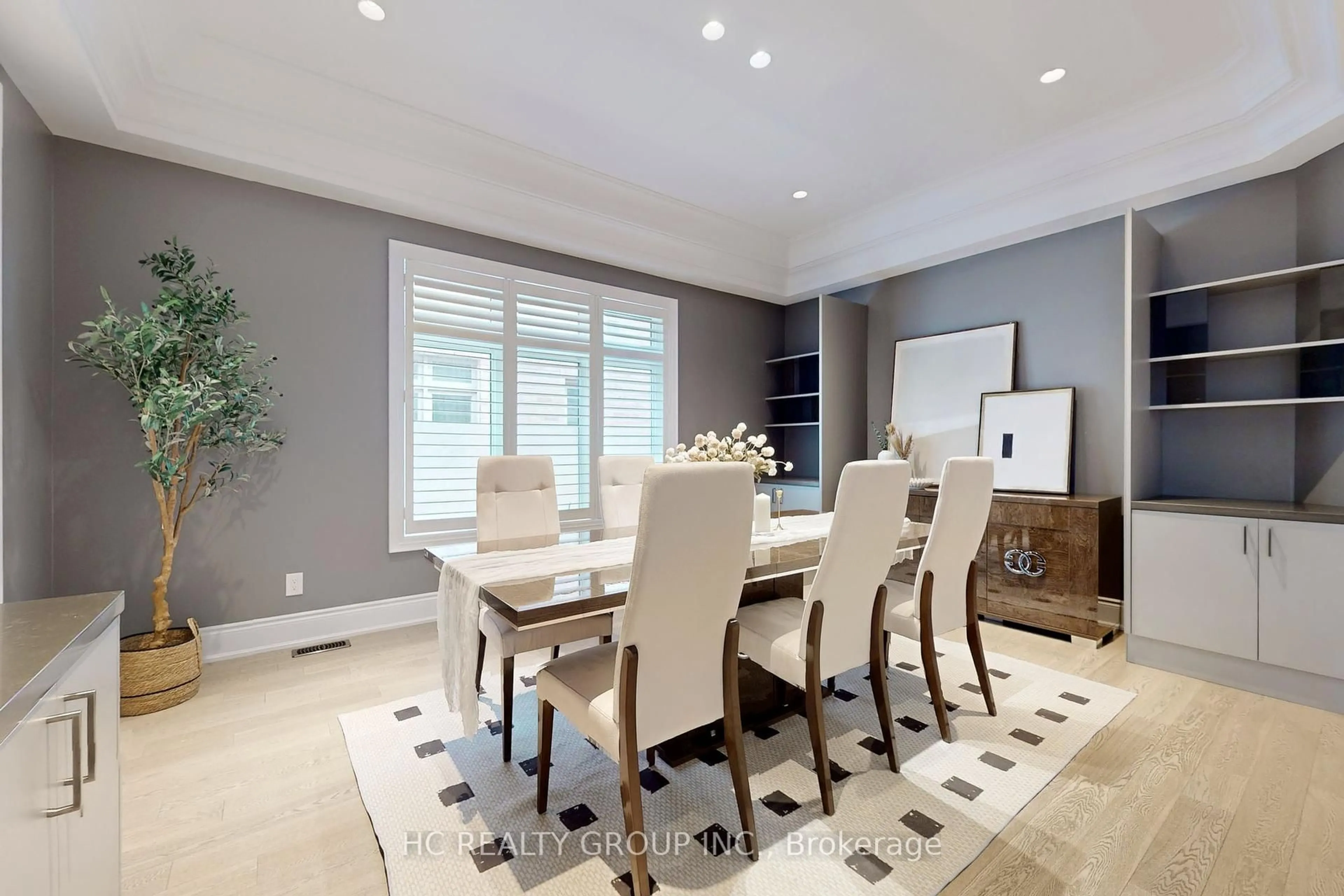 Dining room, ceramic/tile floor for 6 Redkey Dr, Markham Ontario L3S 4R2