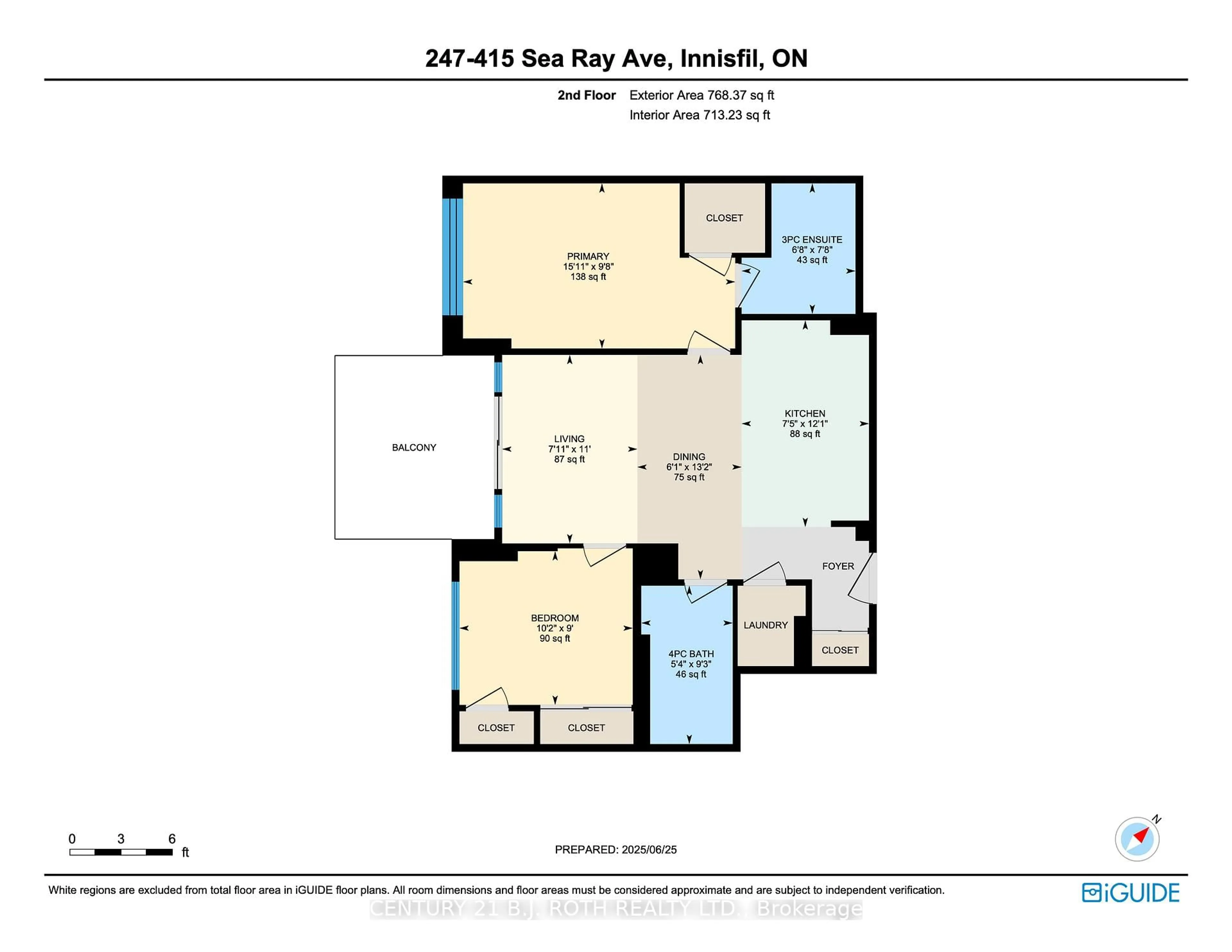 Floor plan for 415 Sea Ray Ave #247, Innisfil Ontario L9S 0R5