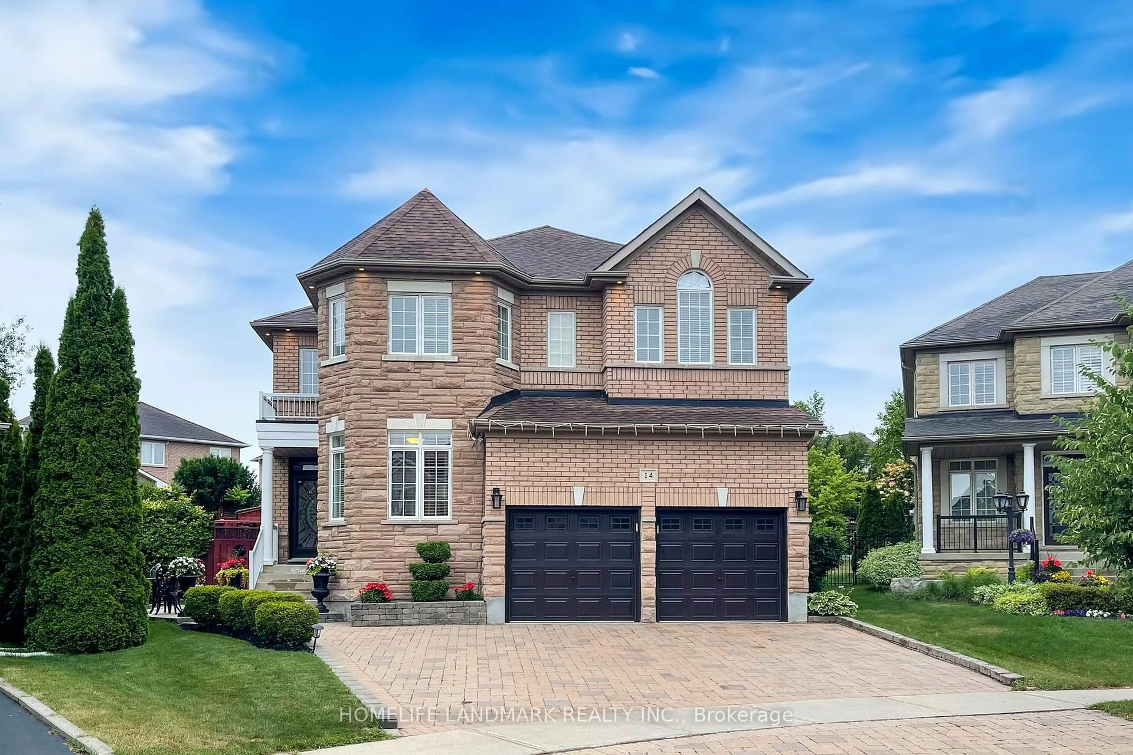 Home with brick exterior material, street for 14 Marble Bridge Dr, Richmond Hill Ontario L4E 4J9