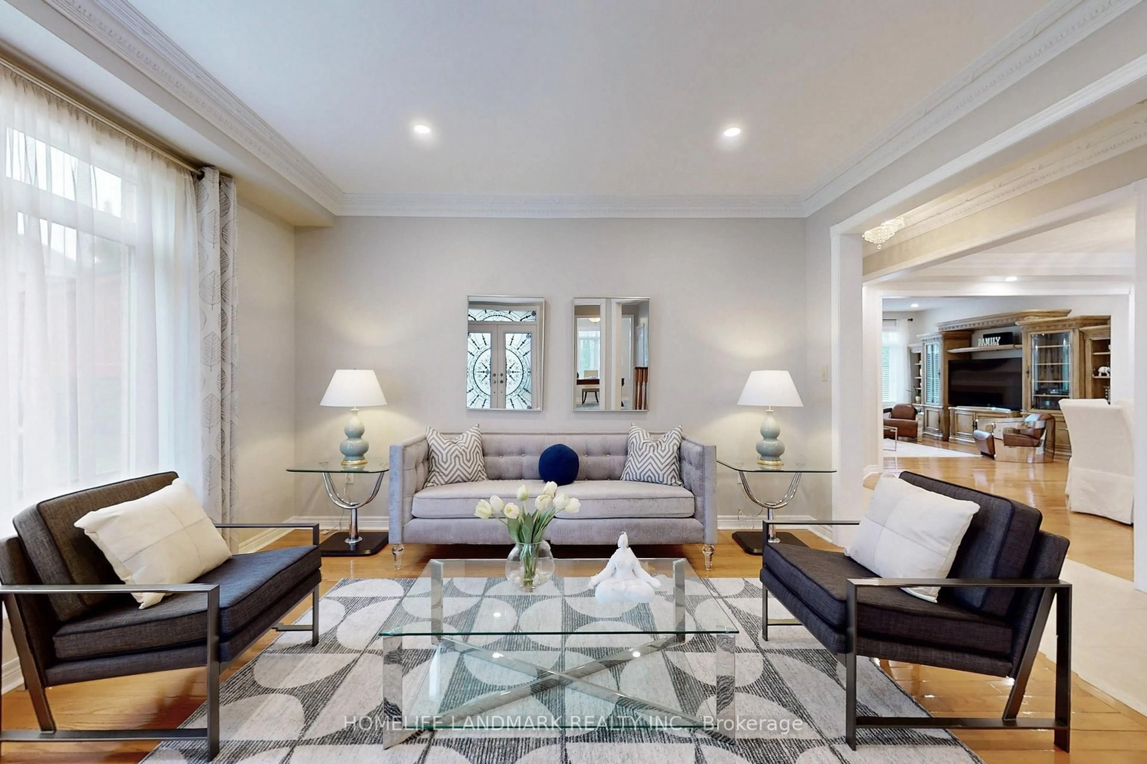Living room with furniture, unknown for 14 Marble Bridge Dr, Richmond Hill Ontario L4E 4J9
