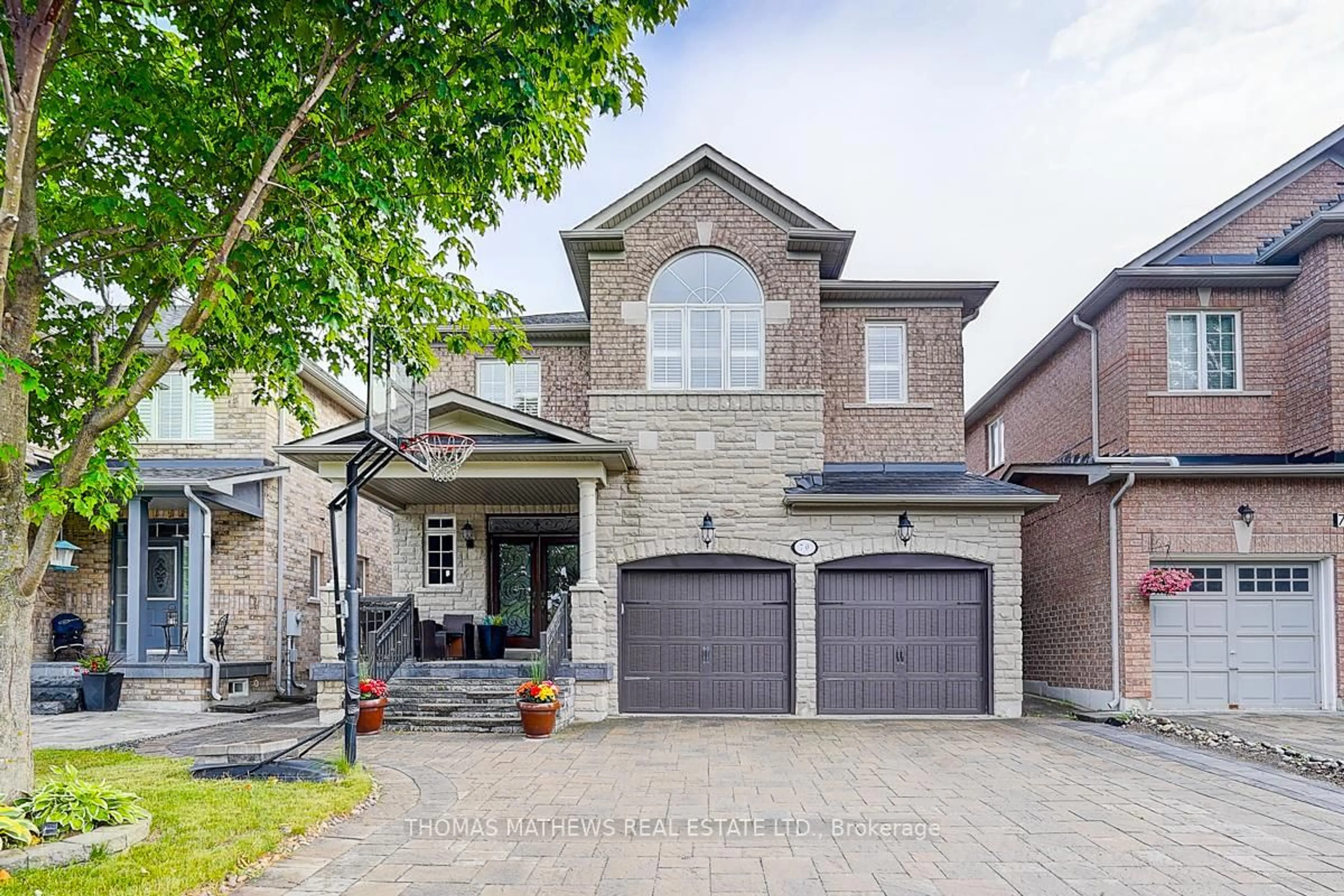 Home with brick exterior material, street for 70 REGINALD LAMB CRES Cres, Markham Ontario L6B 0B5