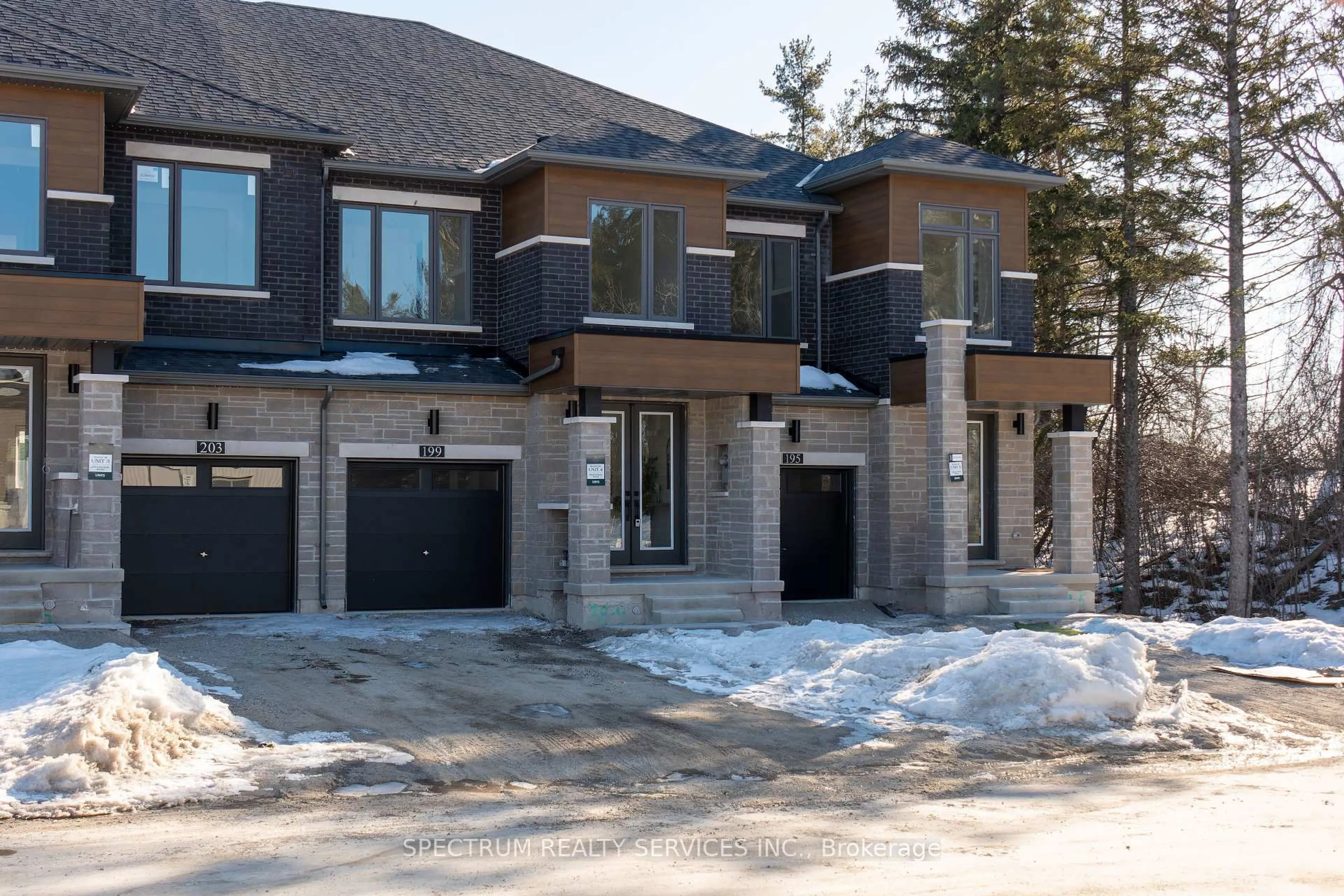 Home with brick exterior material, street for 199 Grand Trunk Ave, Vaughan Ontario L4H 3M1