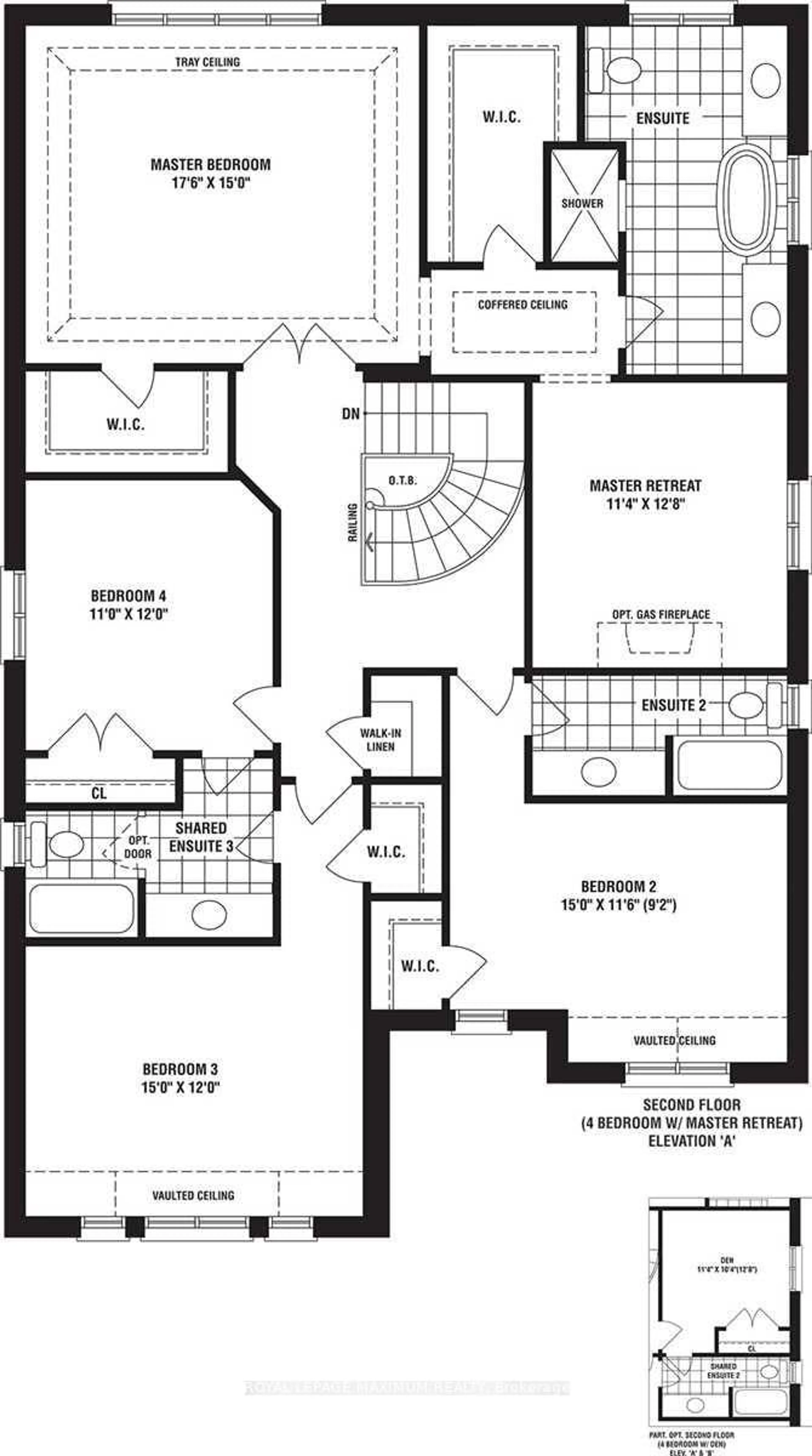 Floor plan for 23 Pelee Ave, Vaughan Ontario L4H 3N5
