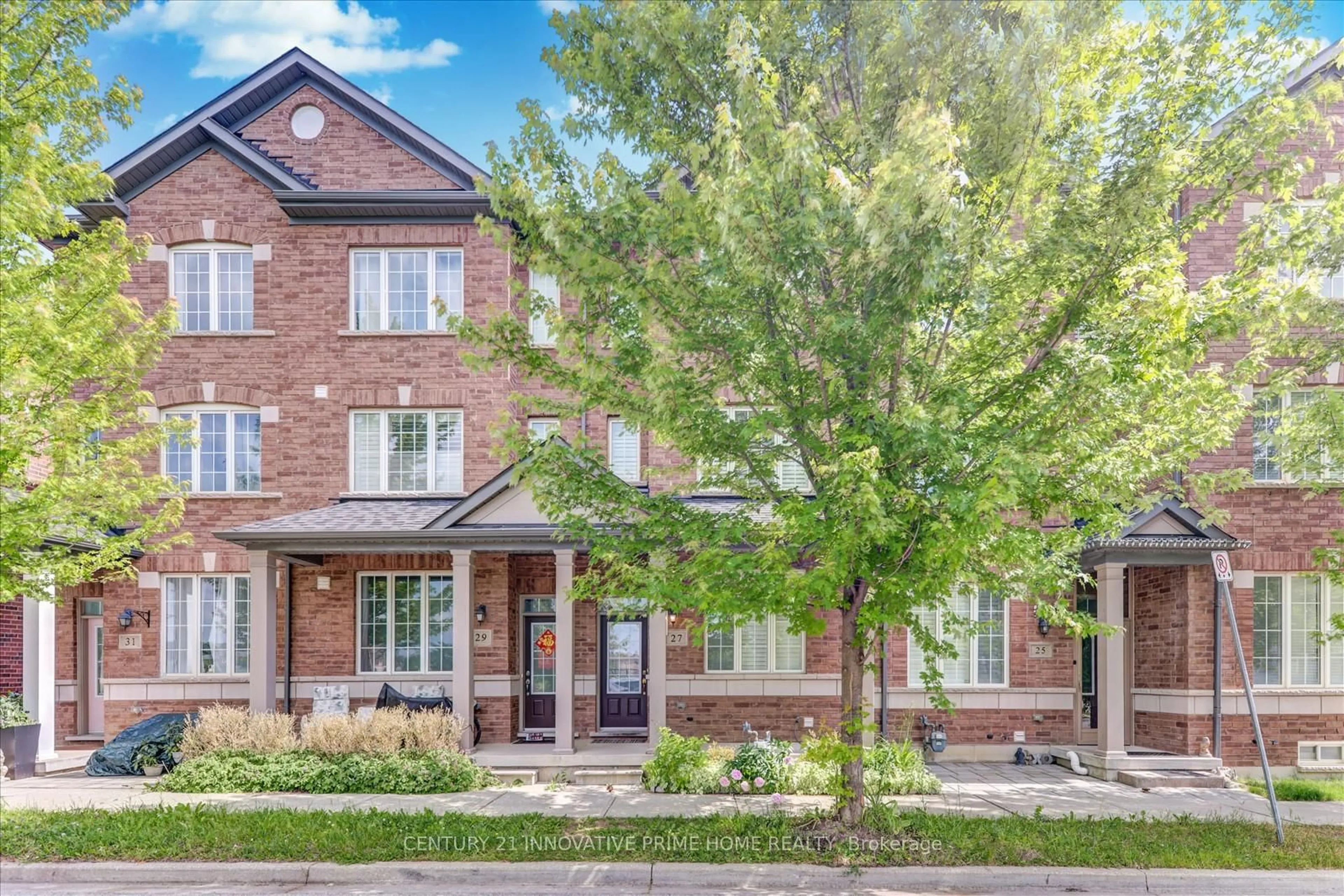 Home with brick exterior material, street for 27 Red Brick Rd, Markham Ontario L6B 0T8