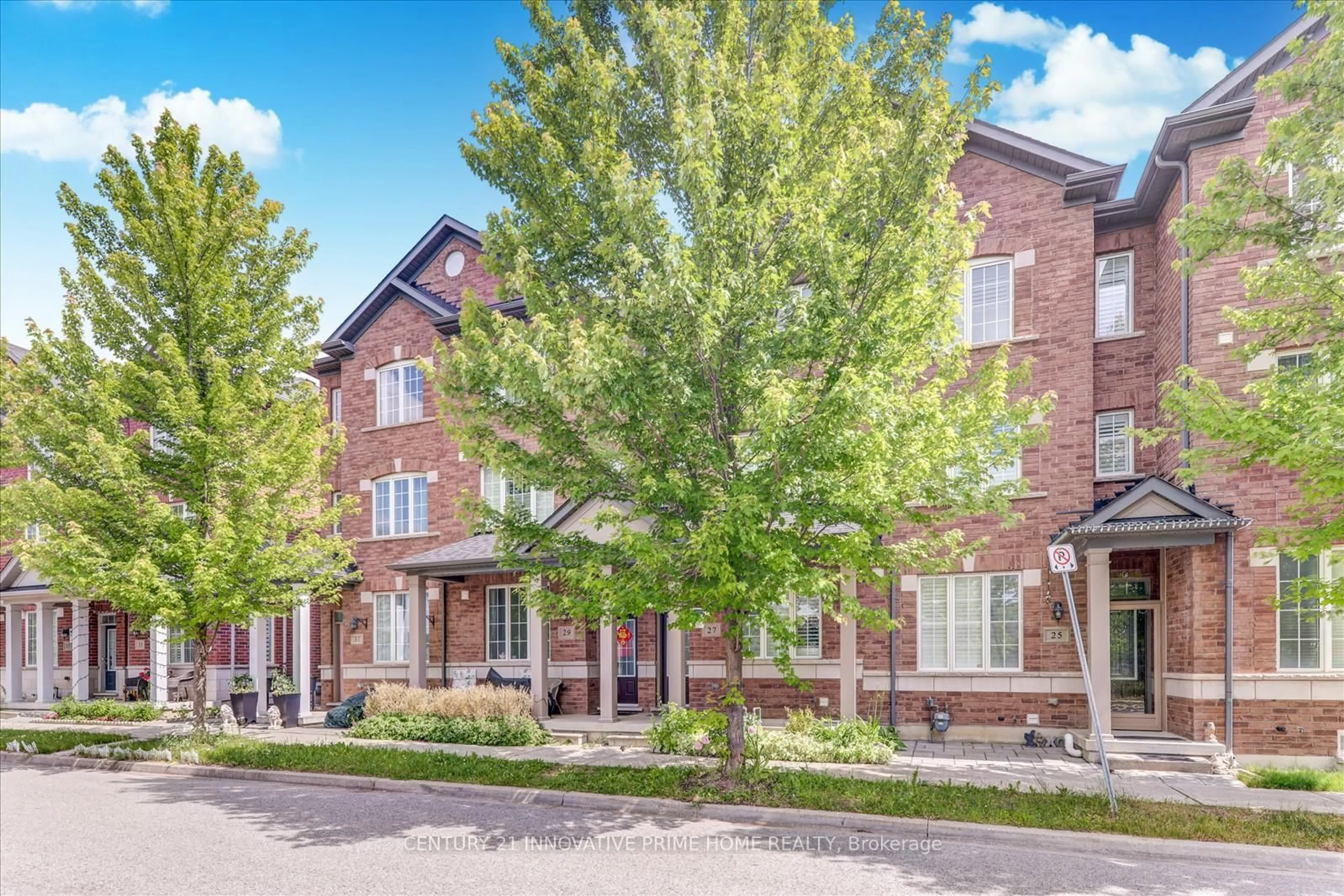 Home with brick exterior material, street for 27 Red Brick Rd, Markham Ontario L6B 0T8