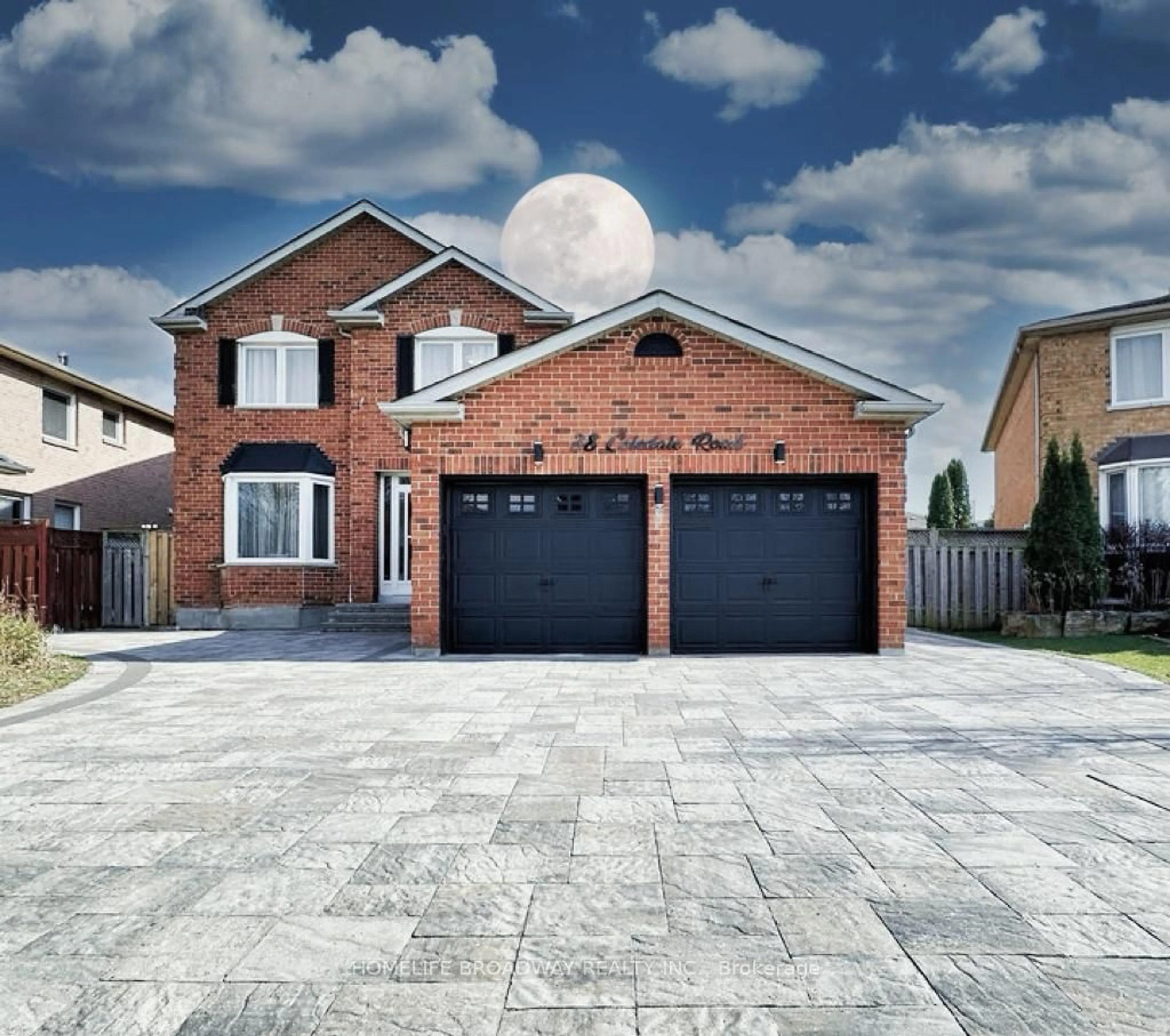 Home with brick exterior material, street for 38 Coledale Rd, Markham Ontario L3R 7W9